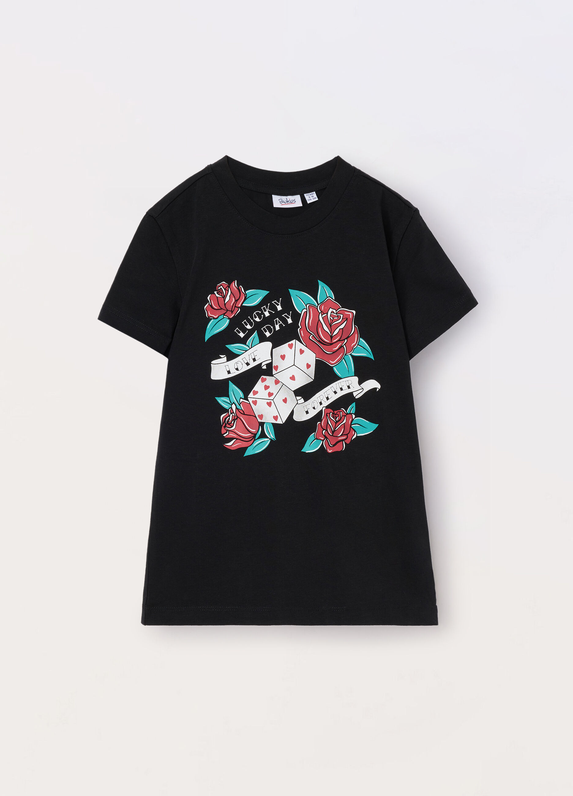 T-shirt in puro cotone ragazza_0