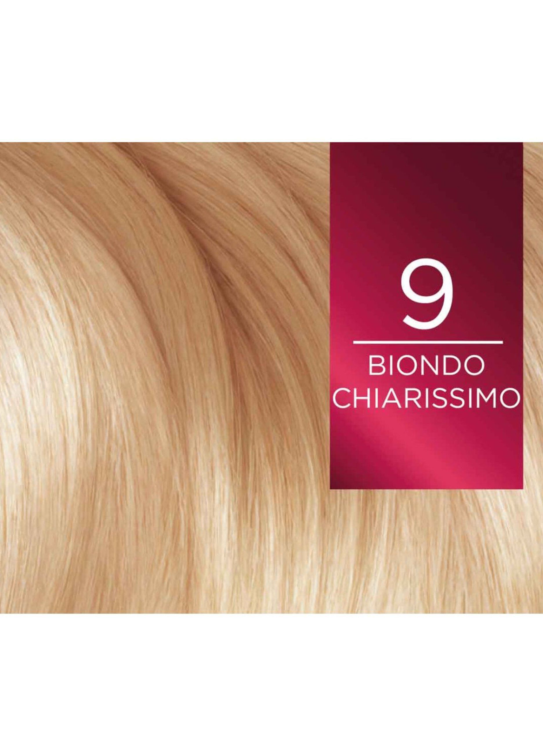 L'Oréal Paris Tinta Capelli Excellence, Copre i capelli bianchi, colore ricco, luminoso e a lunga durata, 9 Biondo Chiarissimo.