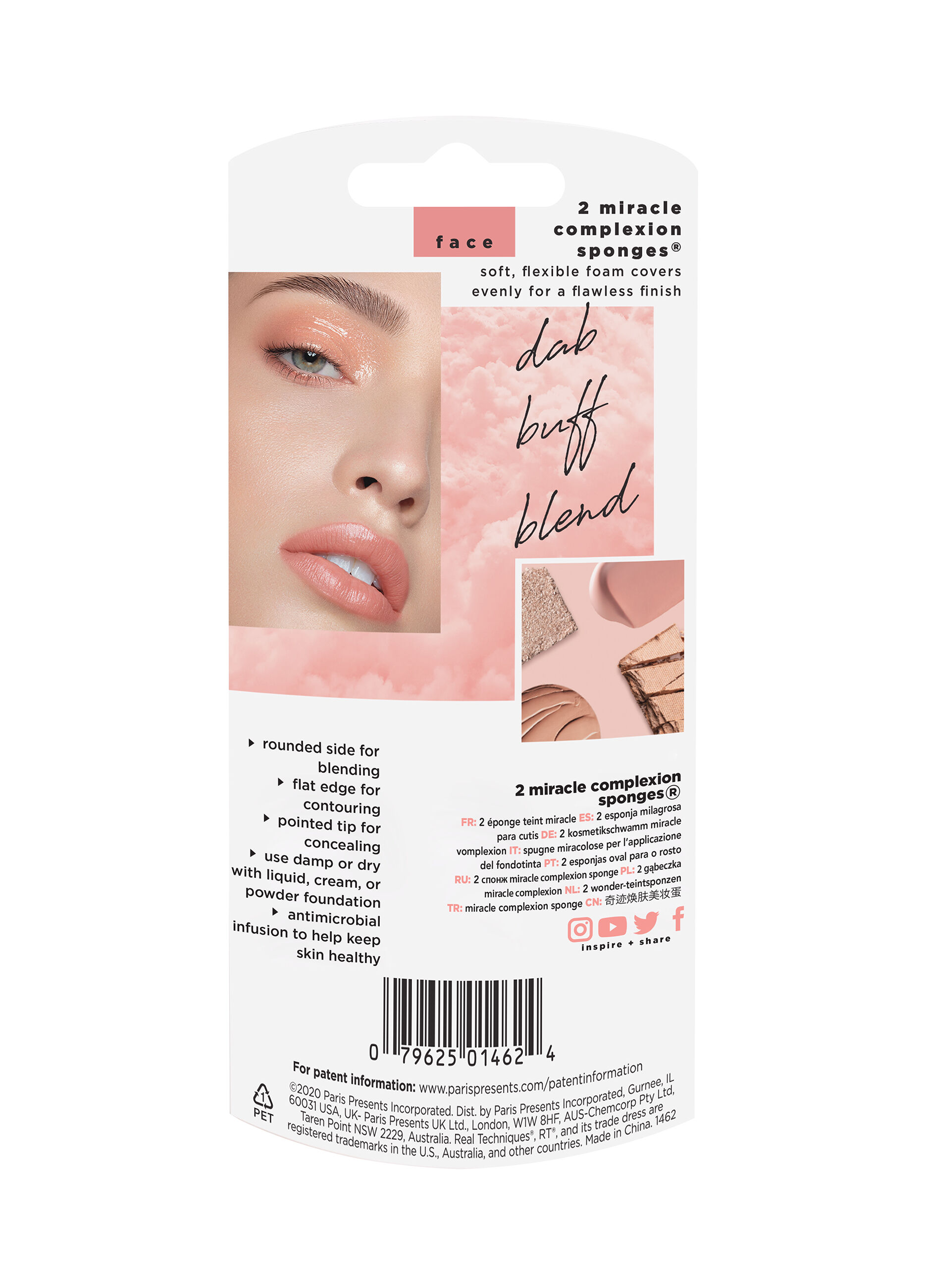 2 Spugnette Viso (Liquidi e Creme)