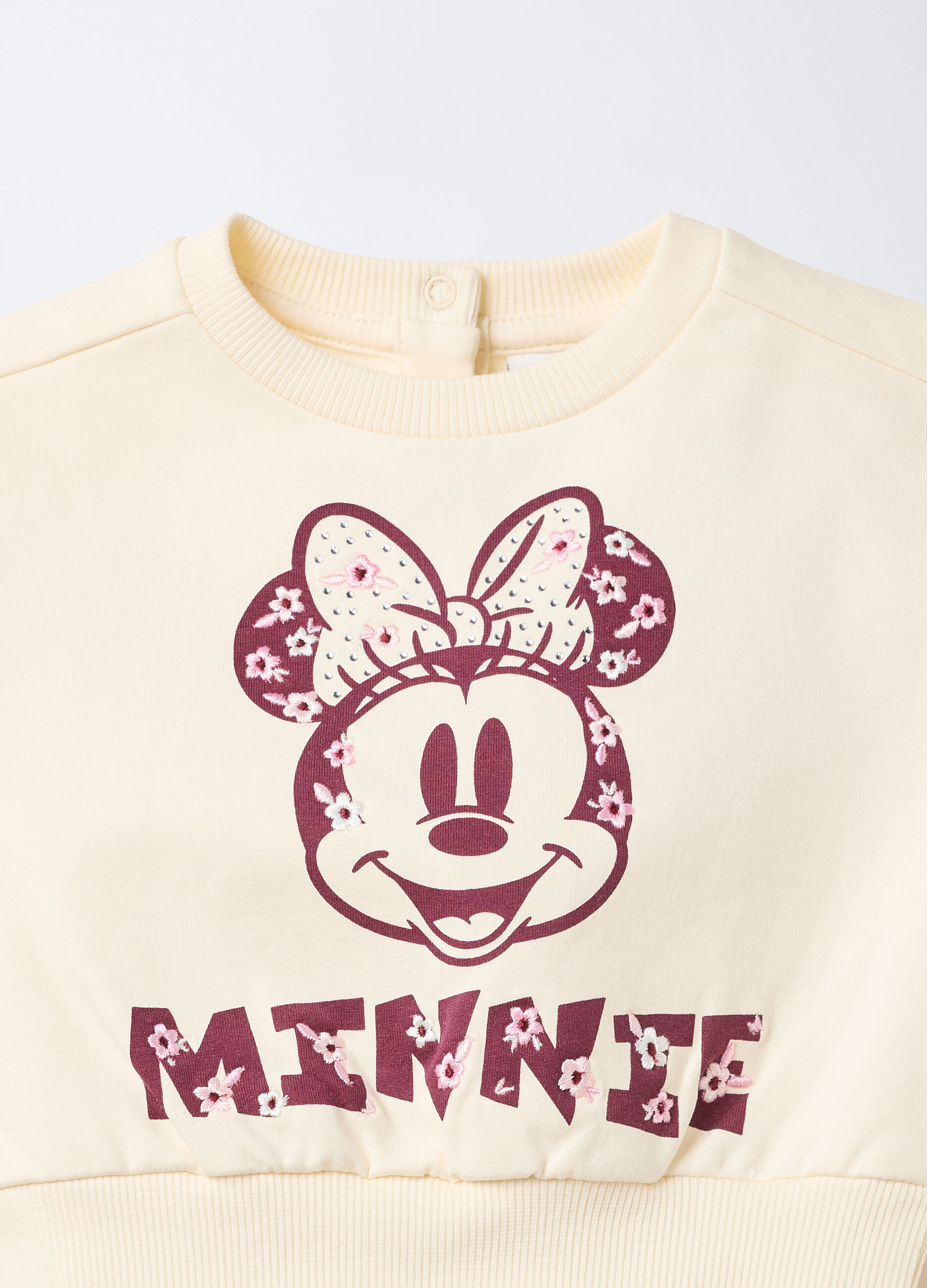 Felpa Disney Fitted in cotone garzato stretch bimba_2