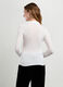 T-shirt in cotone stretch a collo alto donna_1