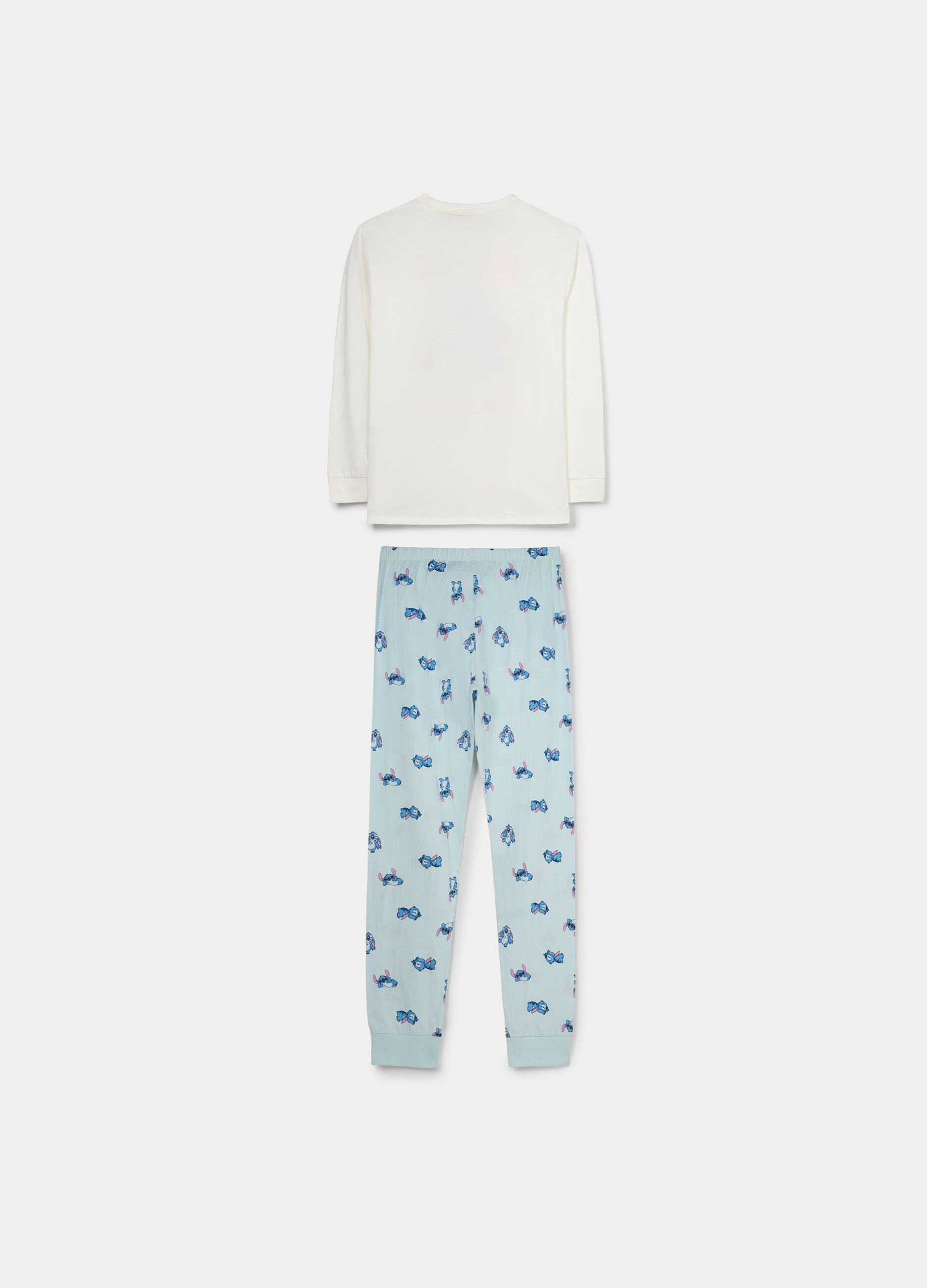 Set pigiama lungo Disney in jersey di puro cotone ragazza_1