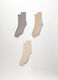 Pack 3 calze alla caviglia in costina donna_0