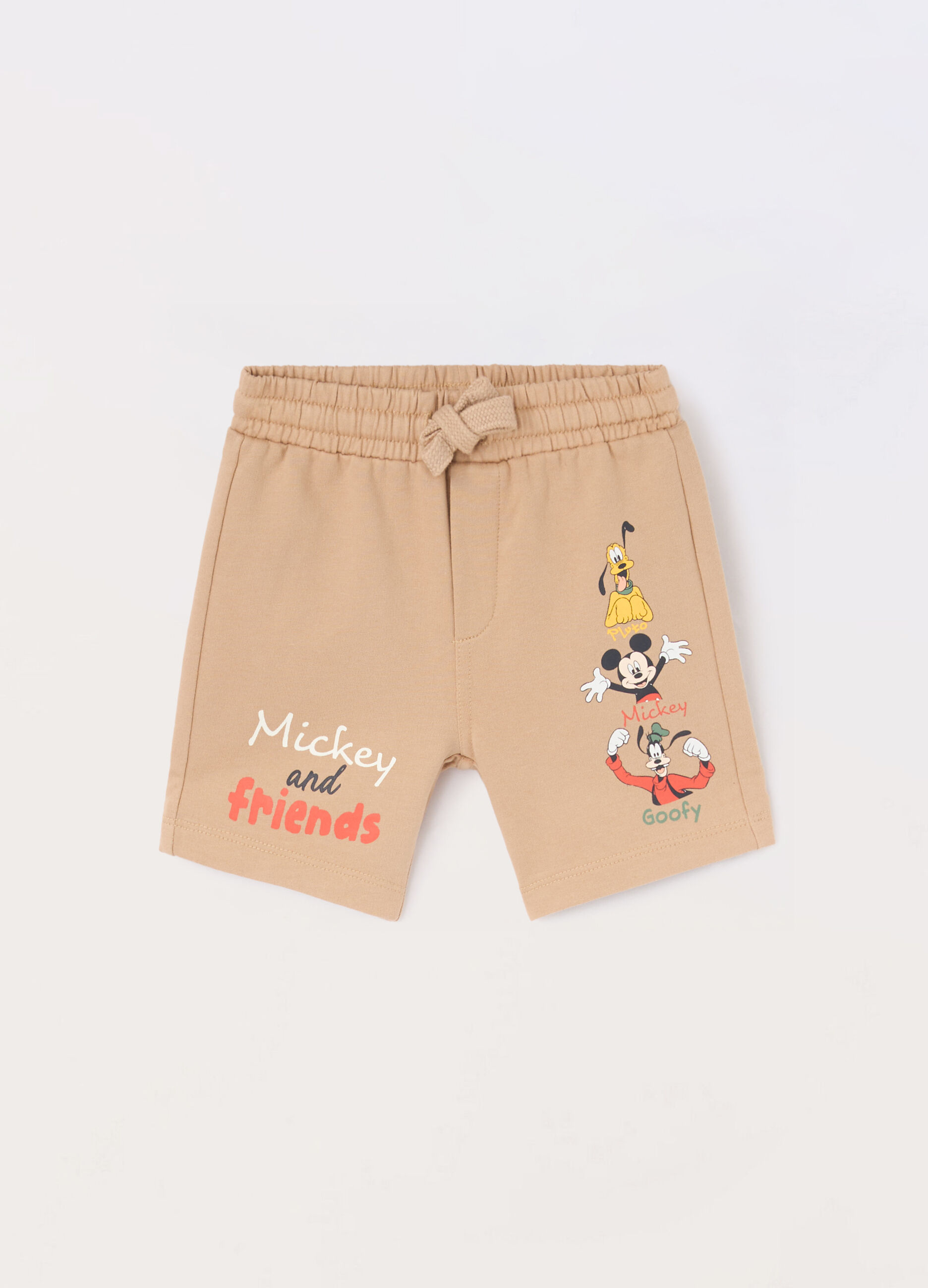 Shorts in french terry di puro cotone neonato_0