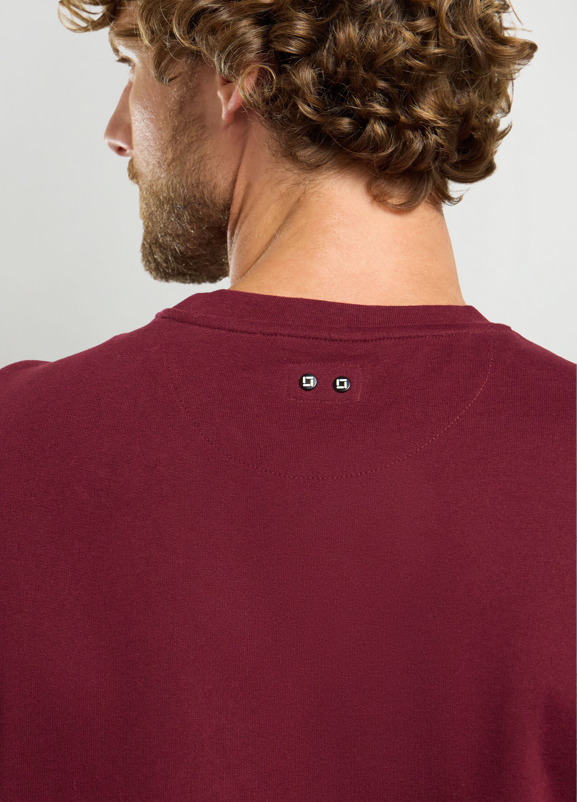 Felpa girocollo in puro cotone uomo_2