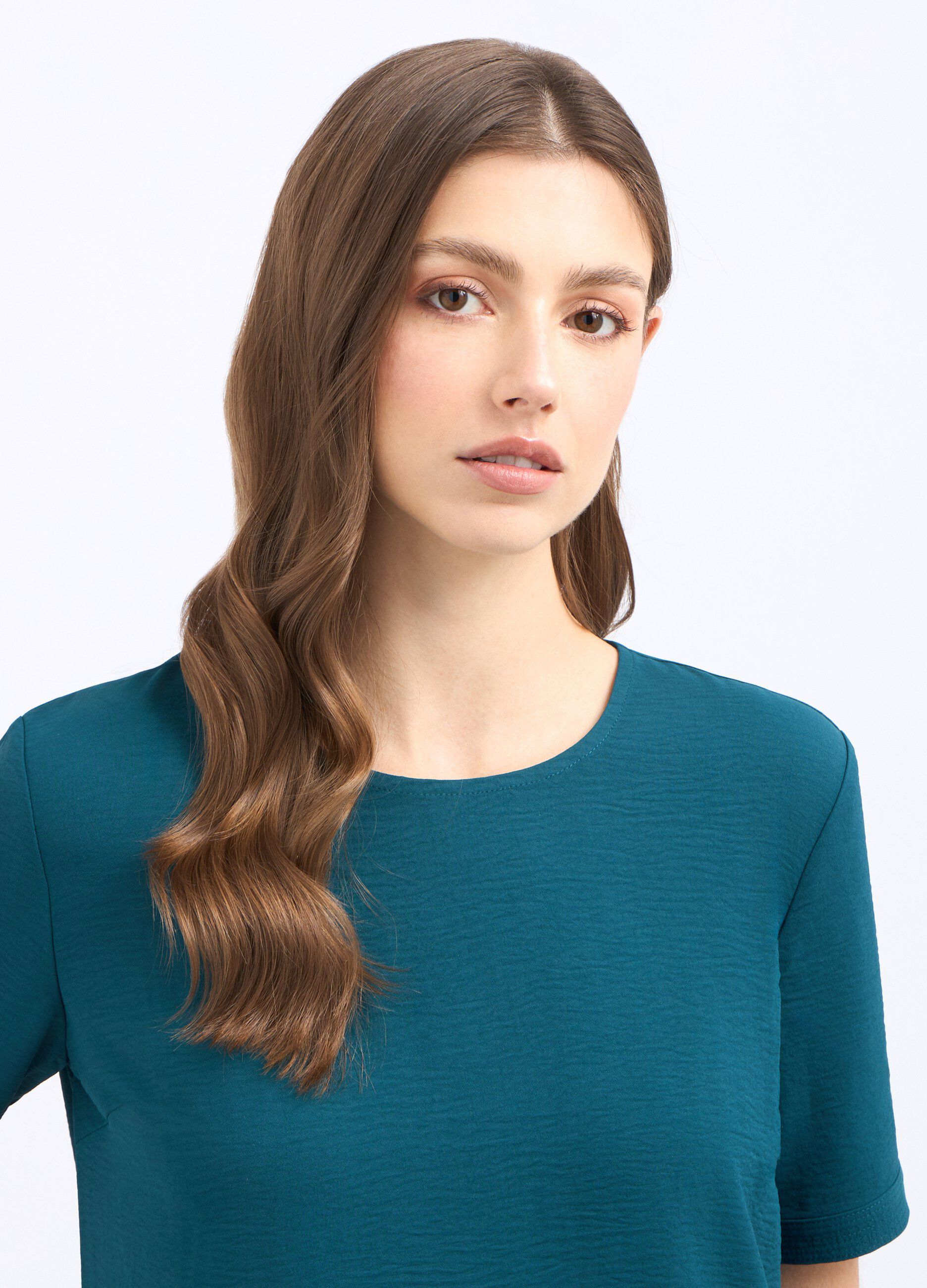 Blusa in crepe donna_2
