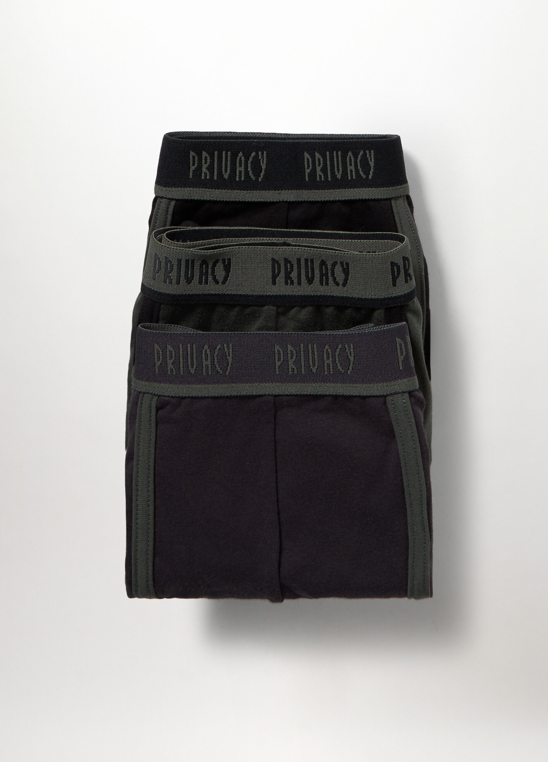 3 pack boxer in cotone stretch con logo uomo_0