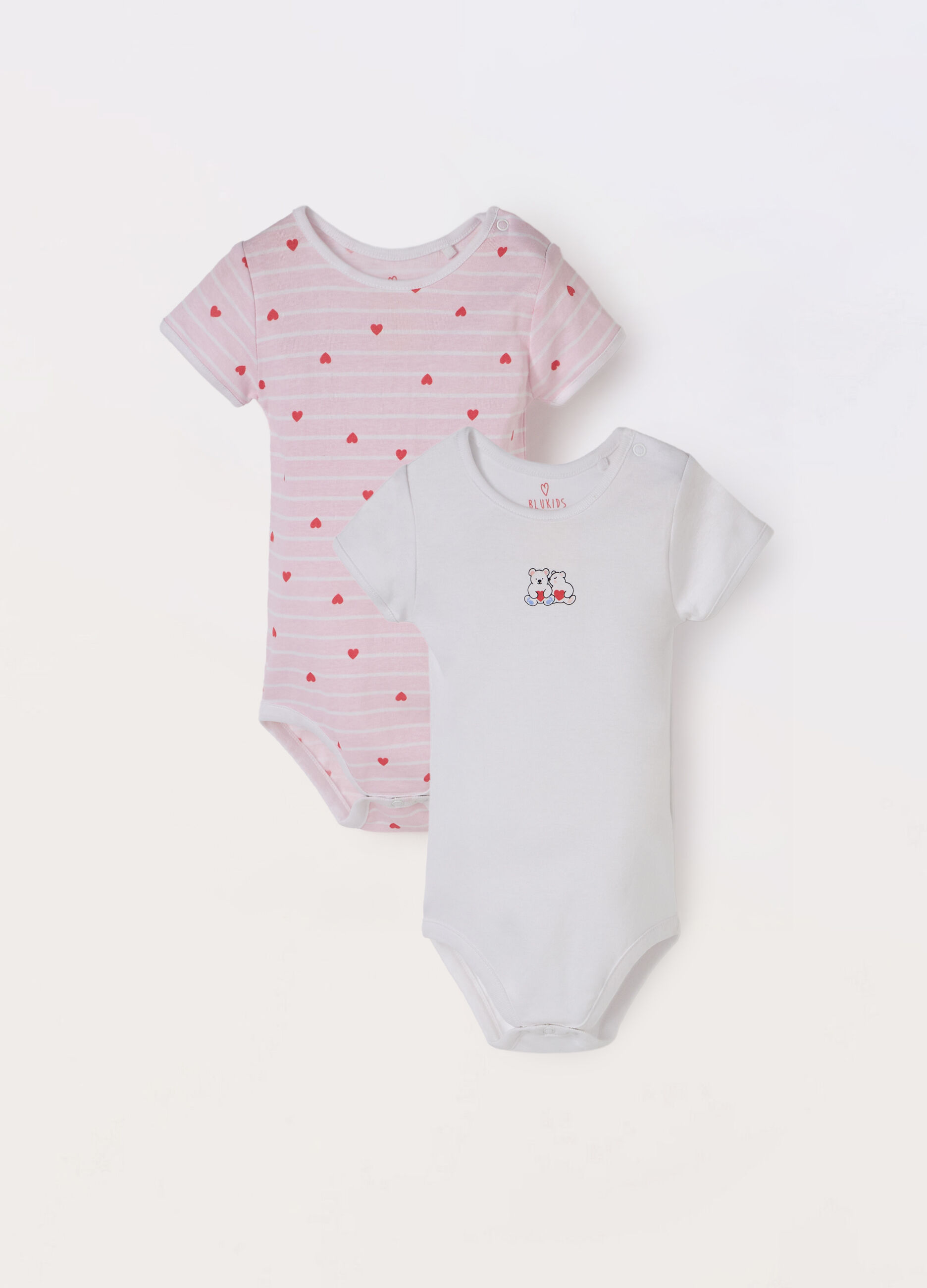 Pack 2 body in puro cotone neonato_0