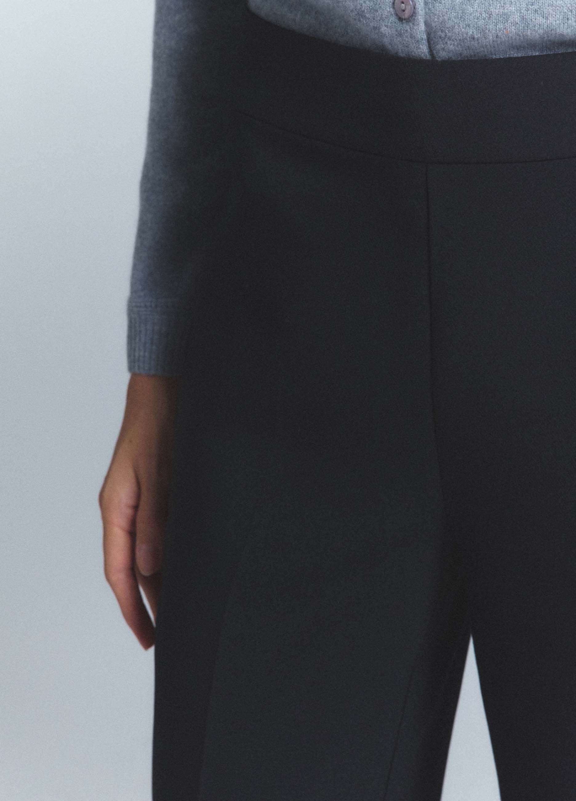 Pantaloni Formal Fit in viscosa stretch donna_4