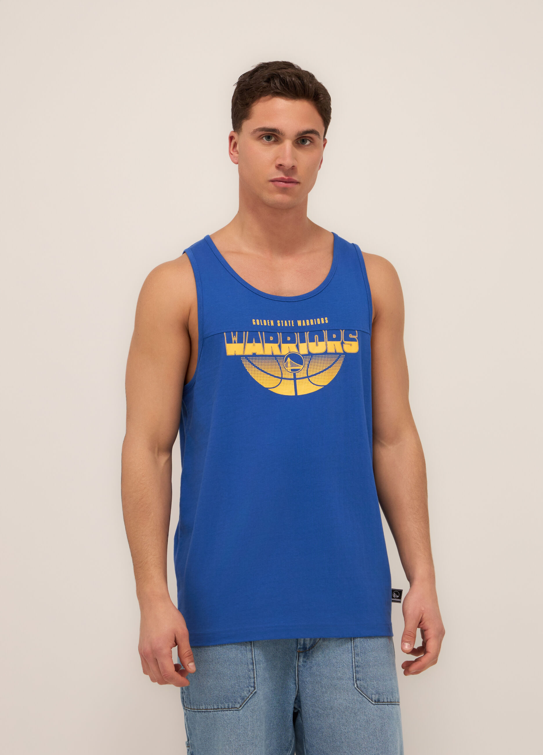 Canotta basketball in jersey uomo