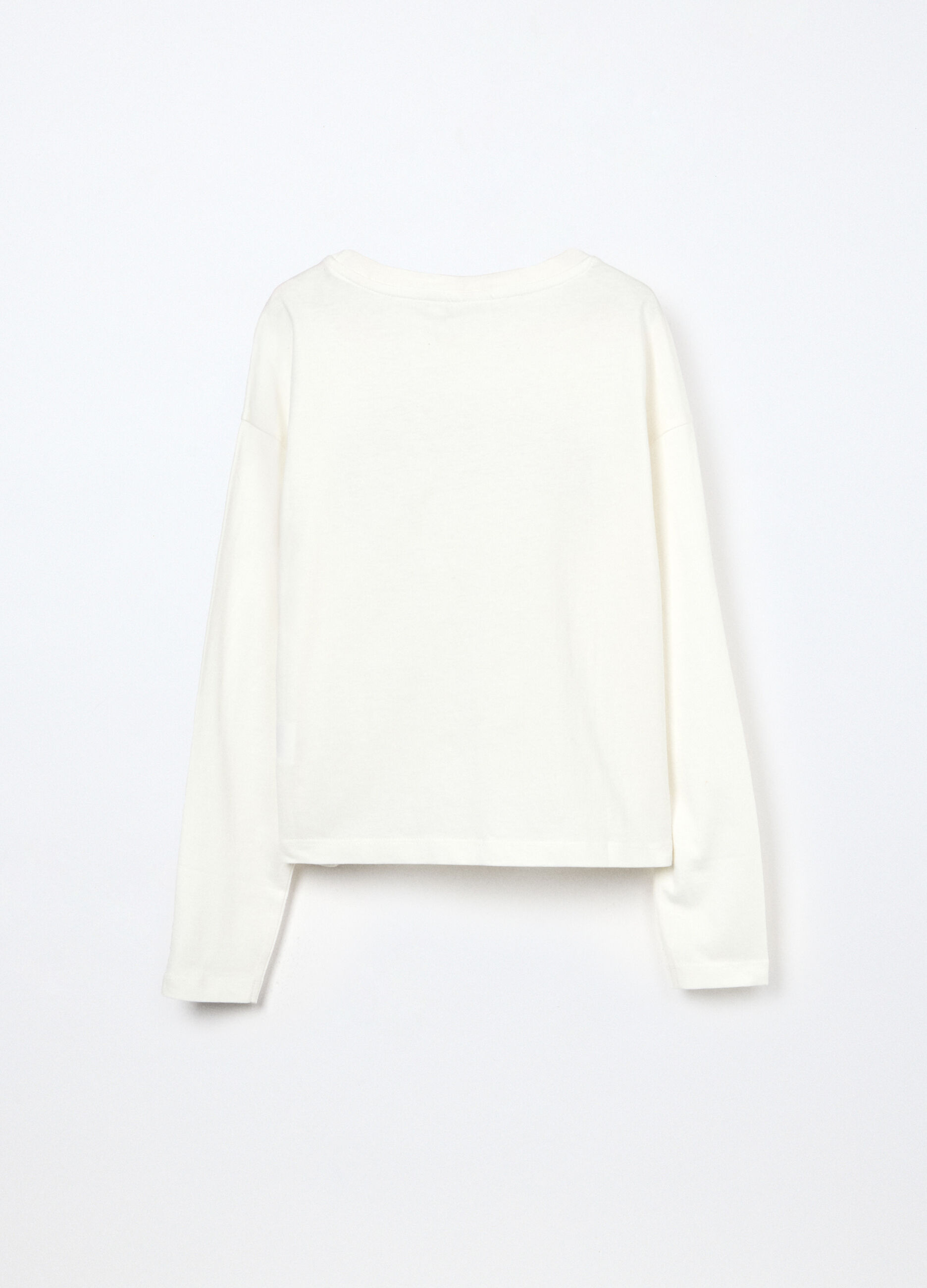 T-shirt in jersey di puro cotone ragazza_1