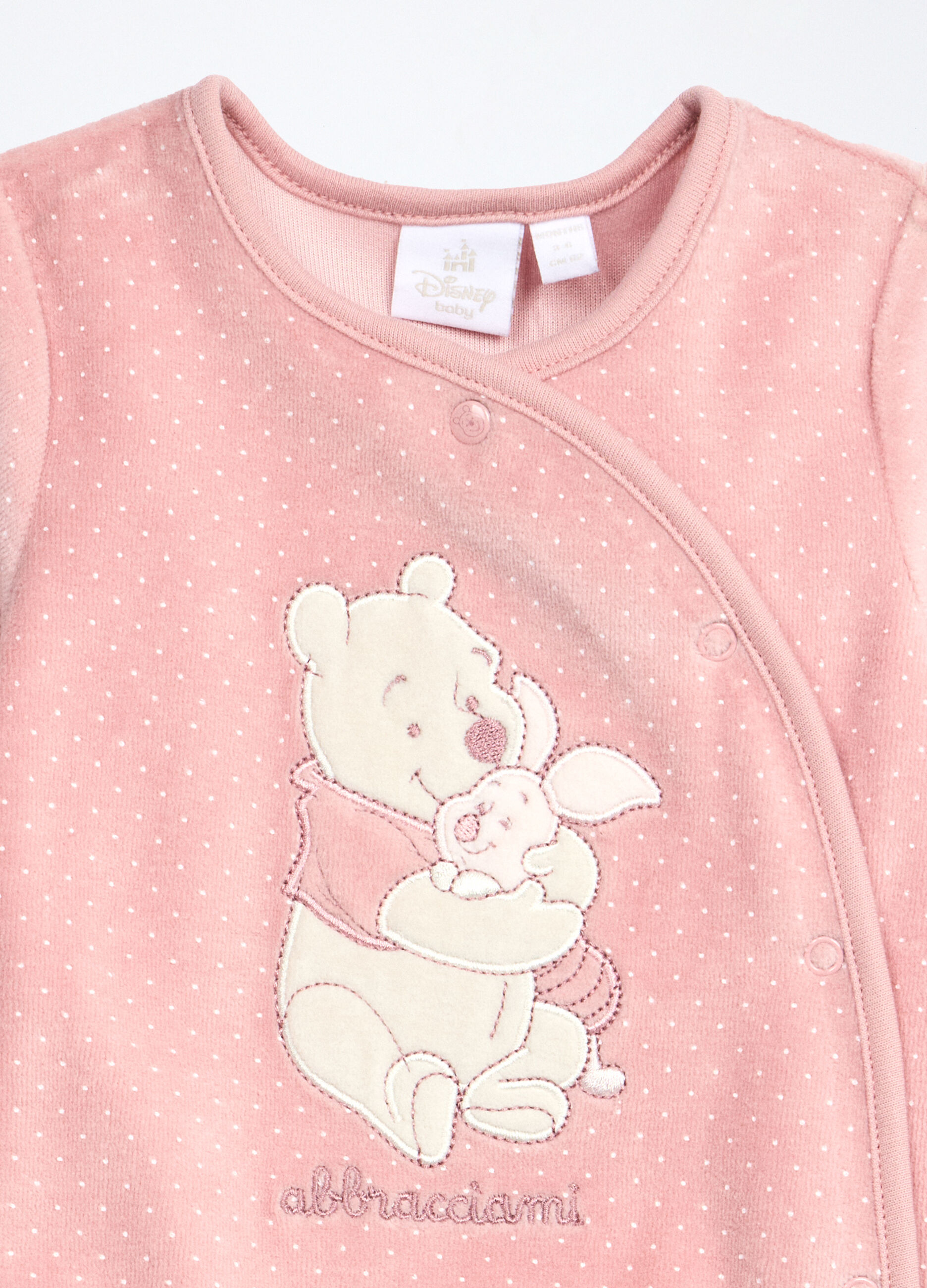 Tutina misto cotone velours neonata_2