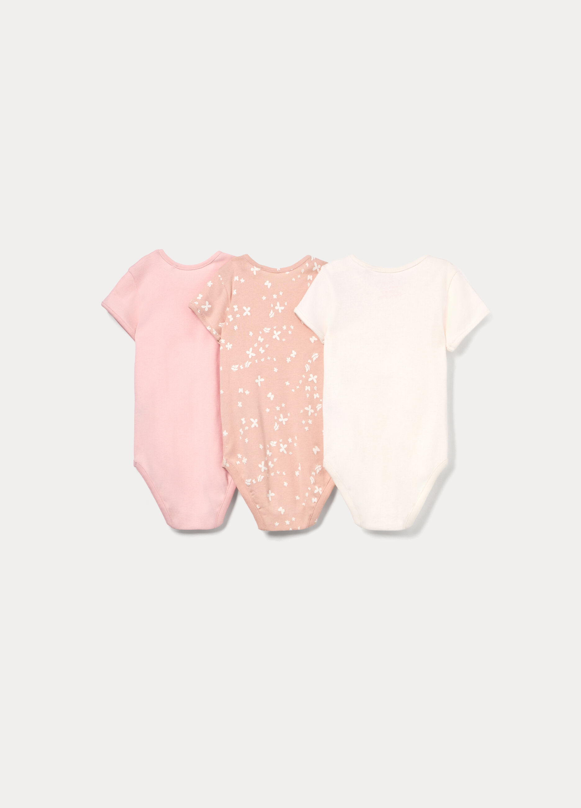 Pack 3 body in costina di puro cotone _1