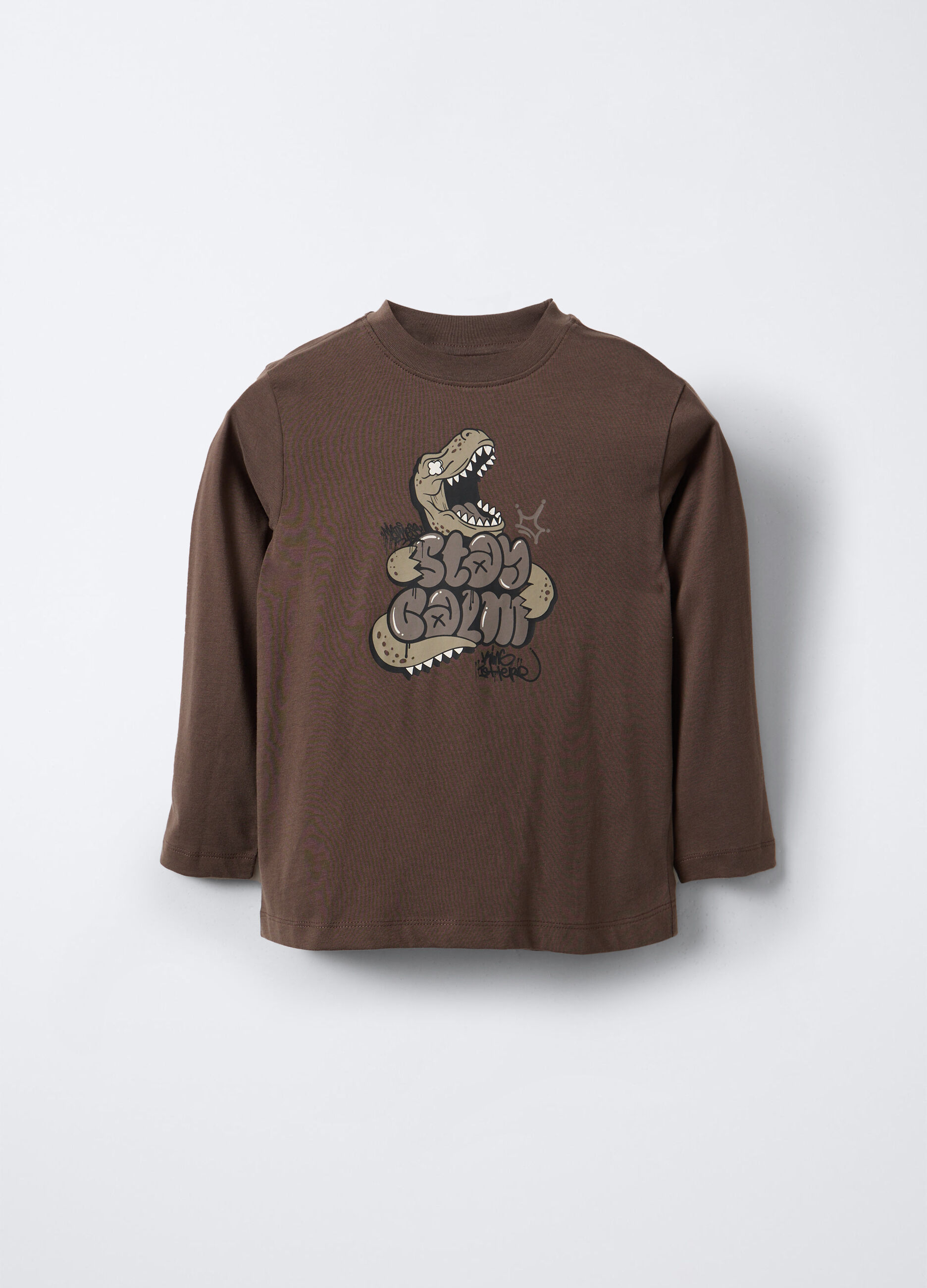 T-shirt in jersey di puro cotone bambino_0