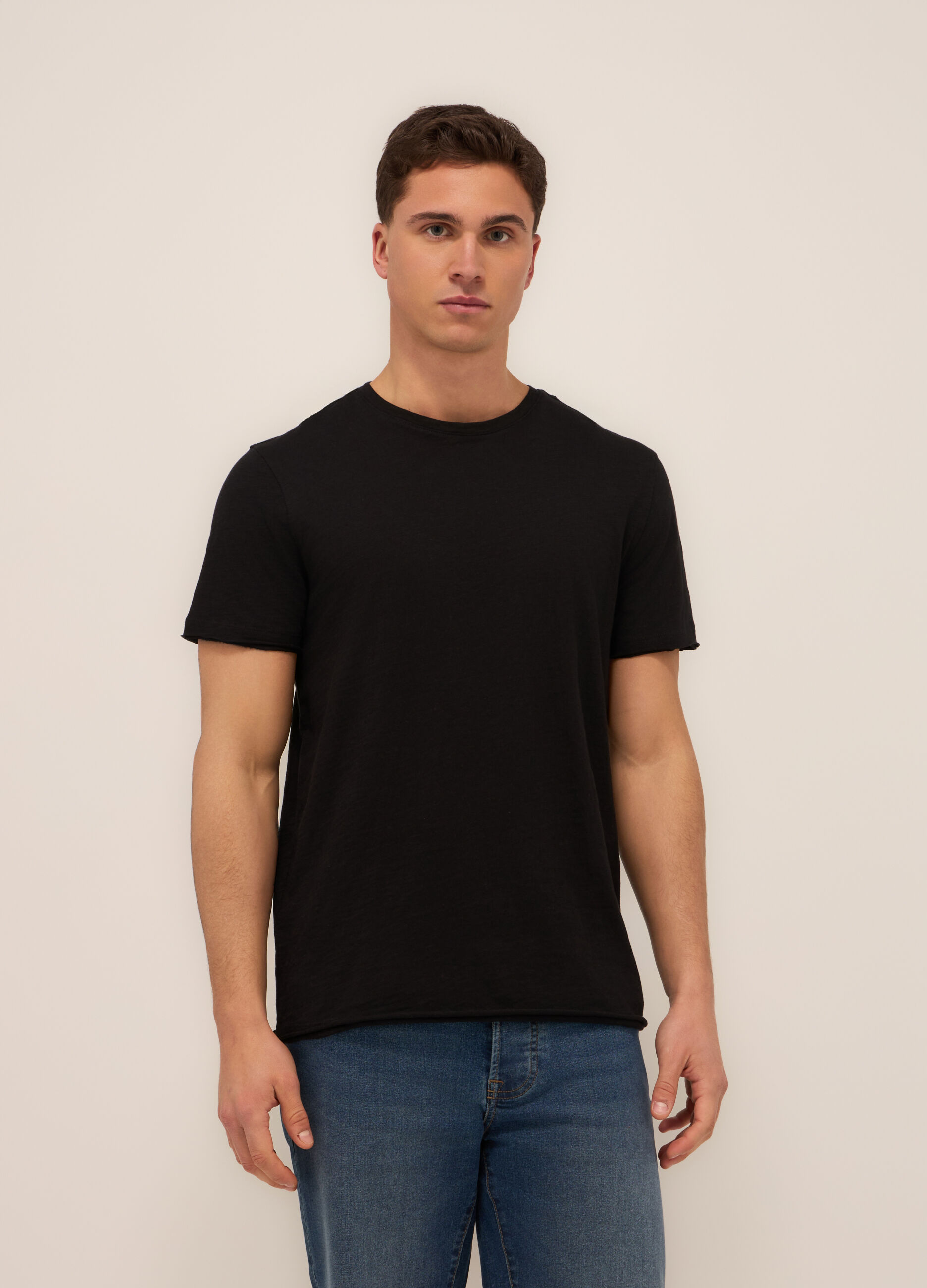 T-shirt in jersey di cotone uomo