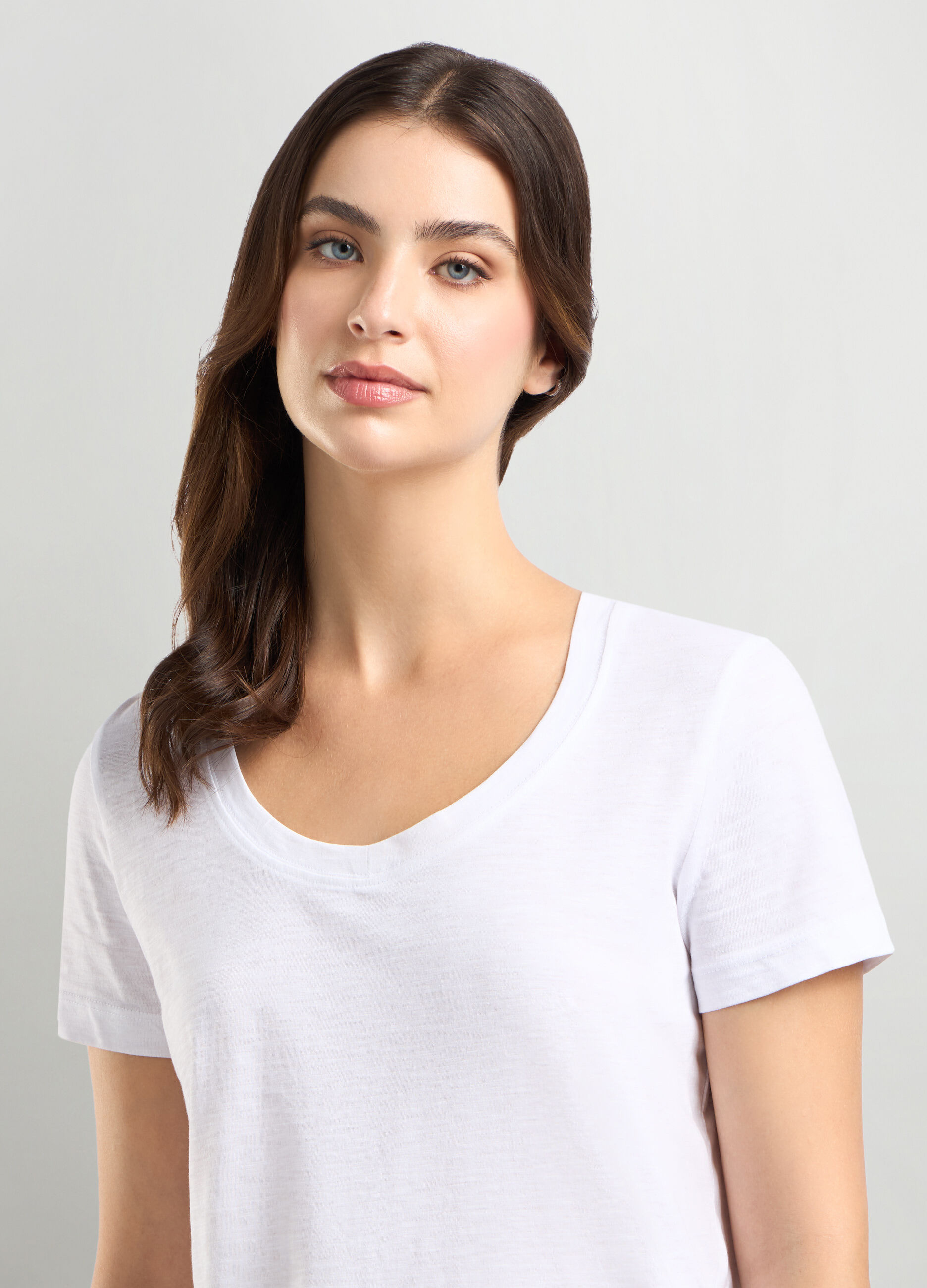 T-shirt in puro cotone donna_2