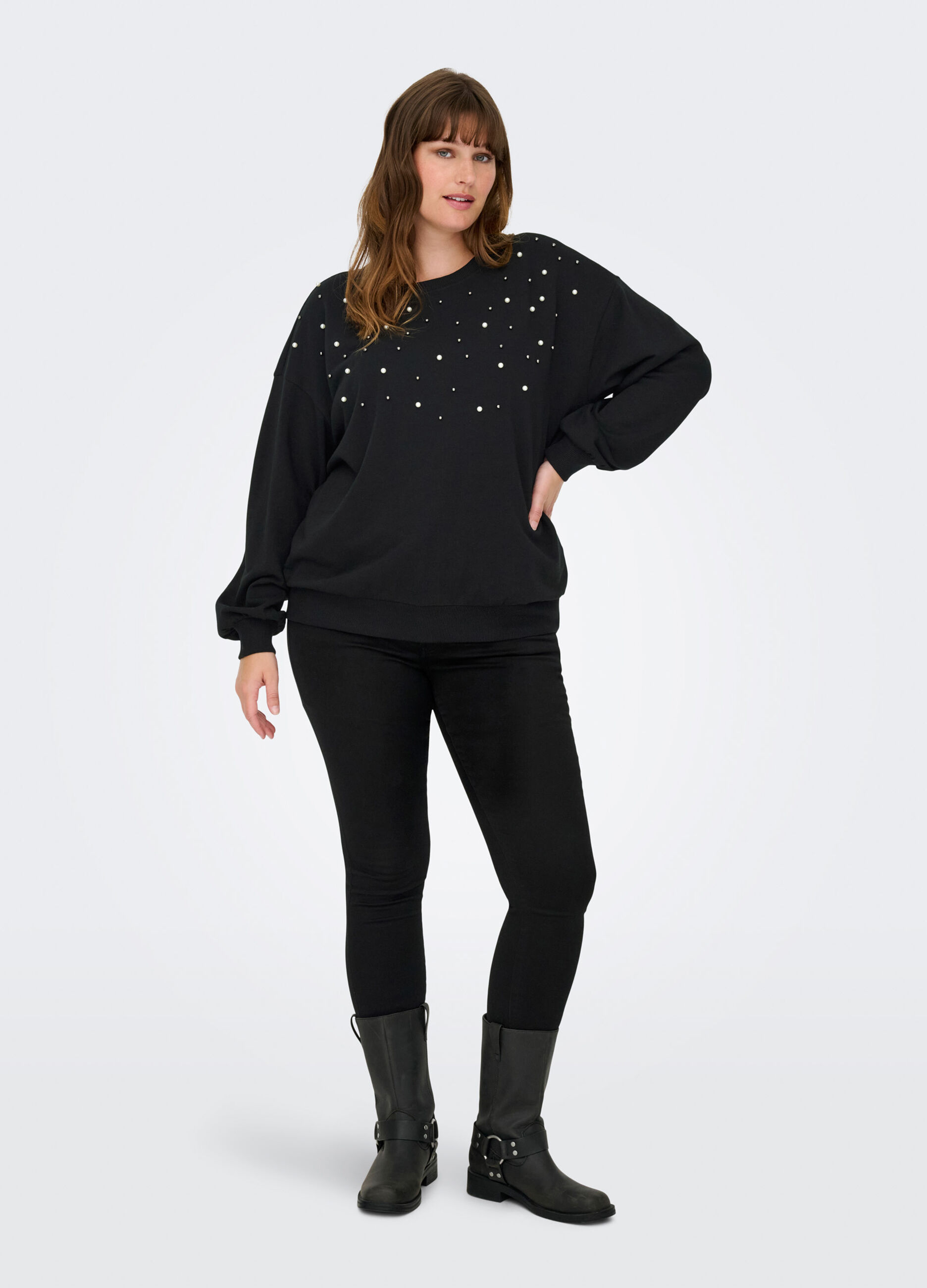 Felpa a maniche lunghe regular fit_2