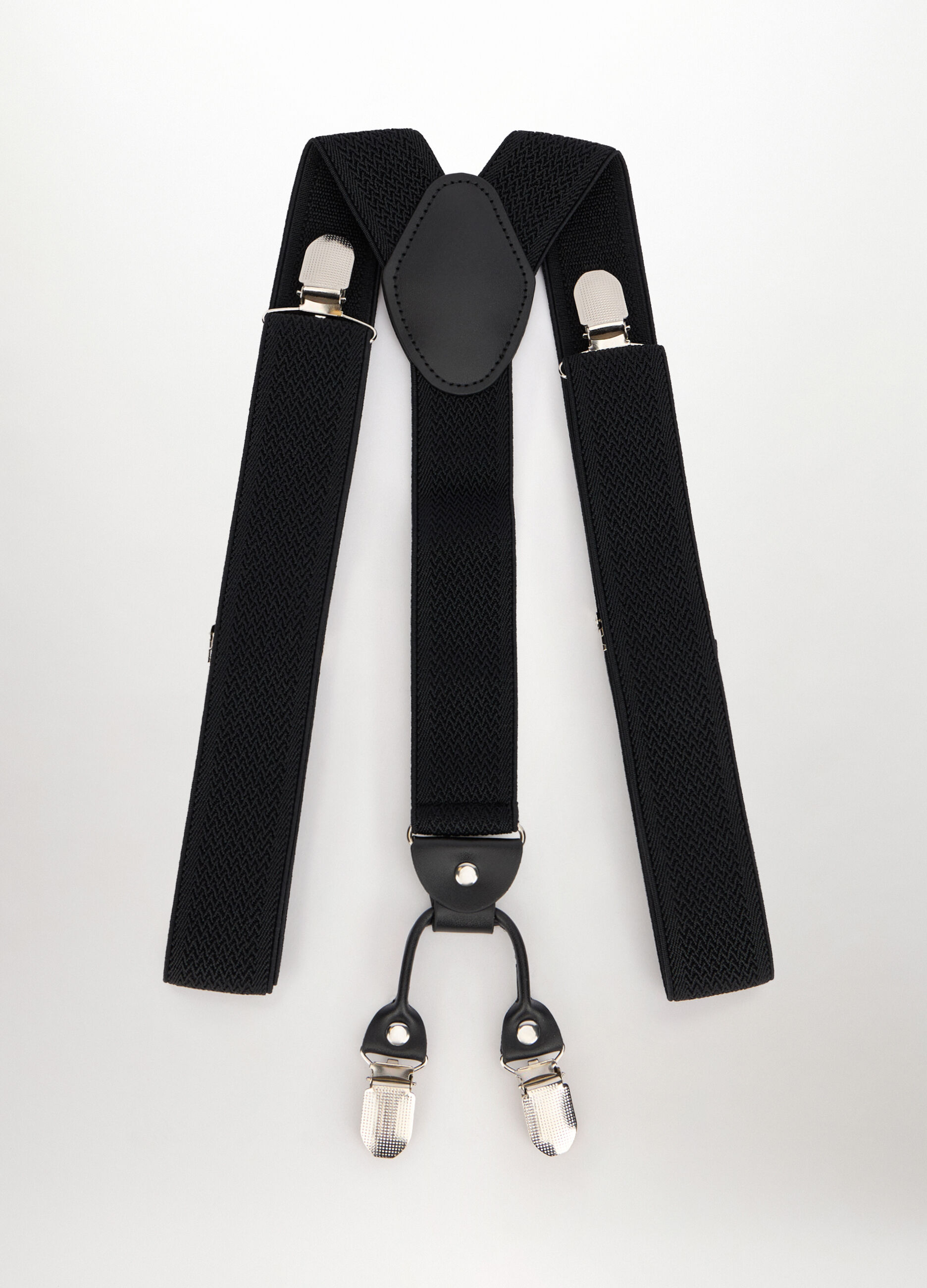 Bretelle con inserti in ECOpelle uomo_0