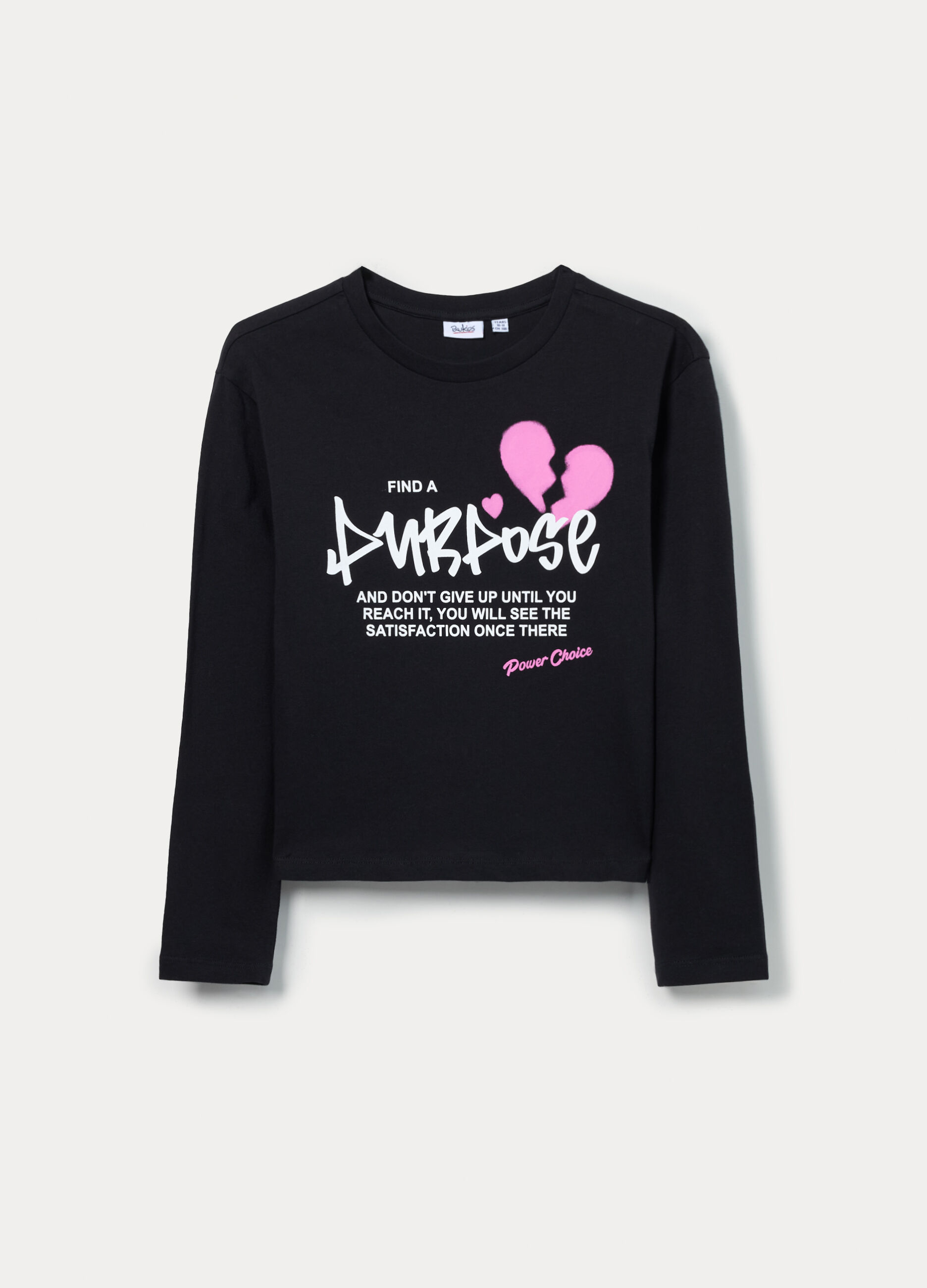 T-shirt in jersey di puro cotone ragazza_0