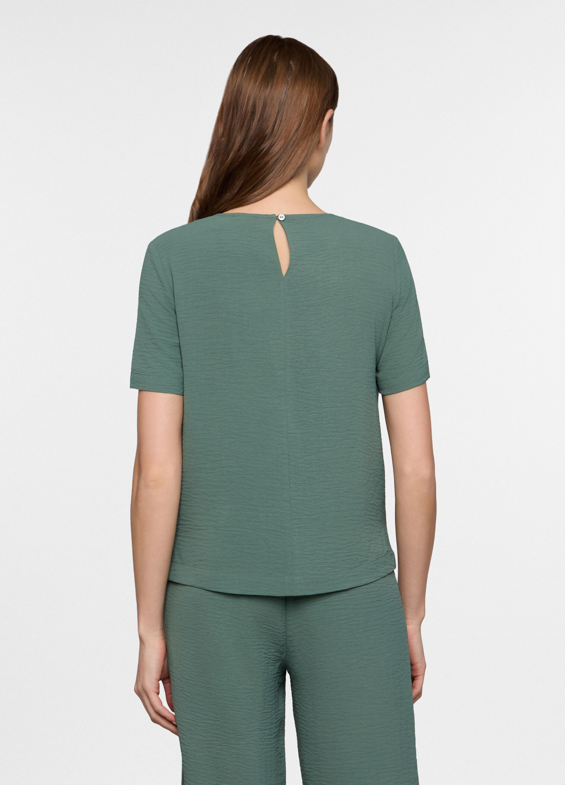 Blusa girocollo regular fit donna_1