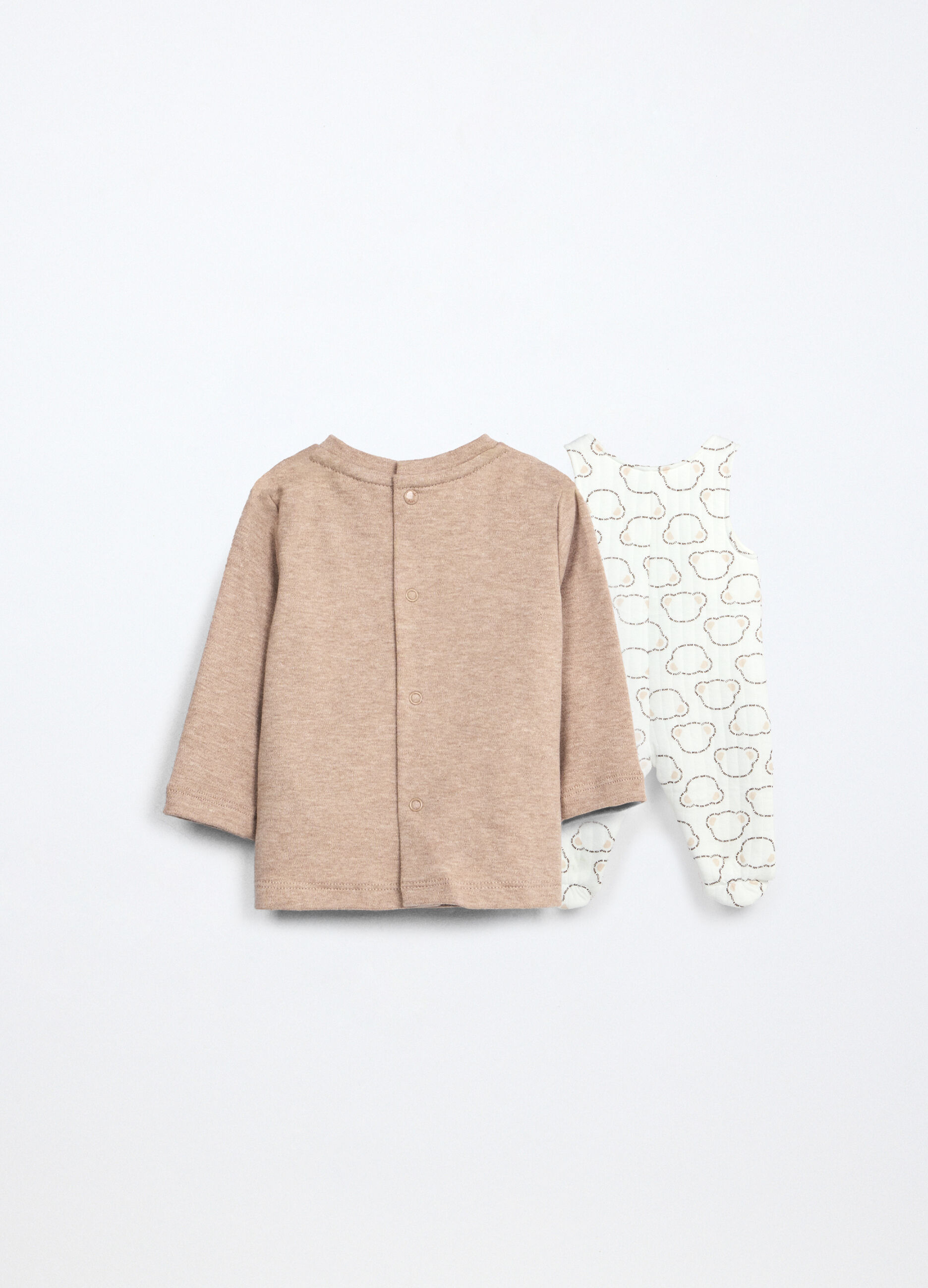 Set salopette + t-shirt neonato_1