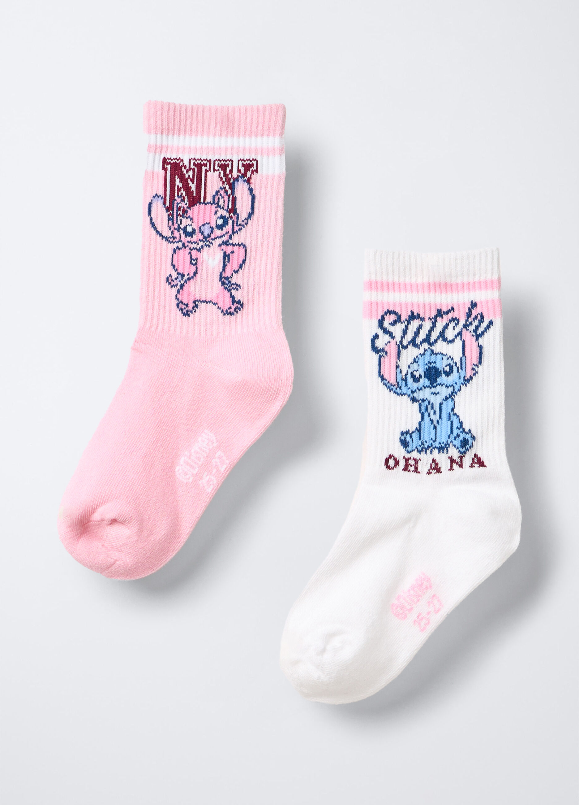 Pack 2 calze Disney misto cotone stretch bambina_1