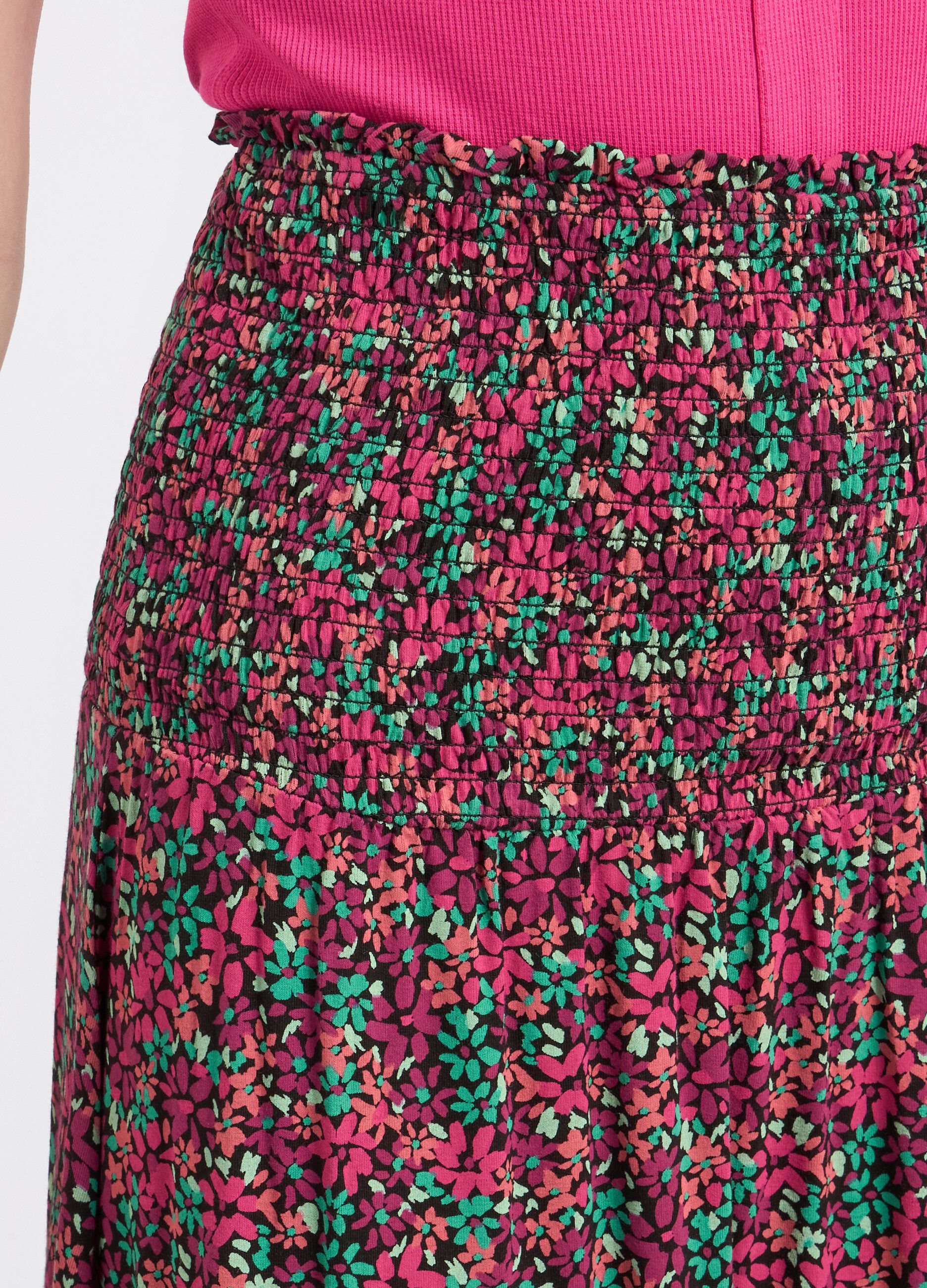 Gonna lunga in viscosa stretch donna_2