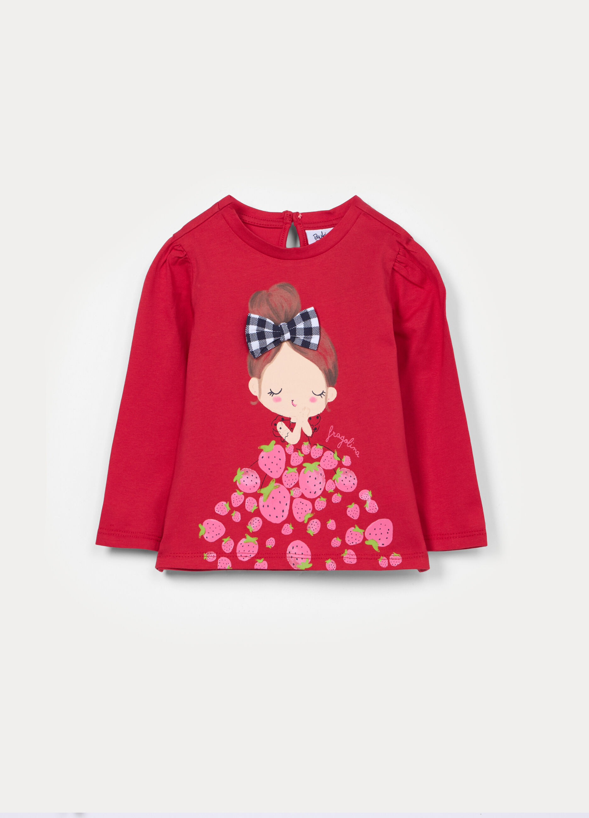 T-shirt in jersey di puro cotone bimba_0