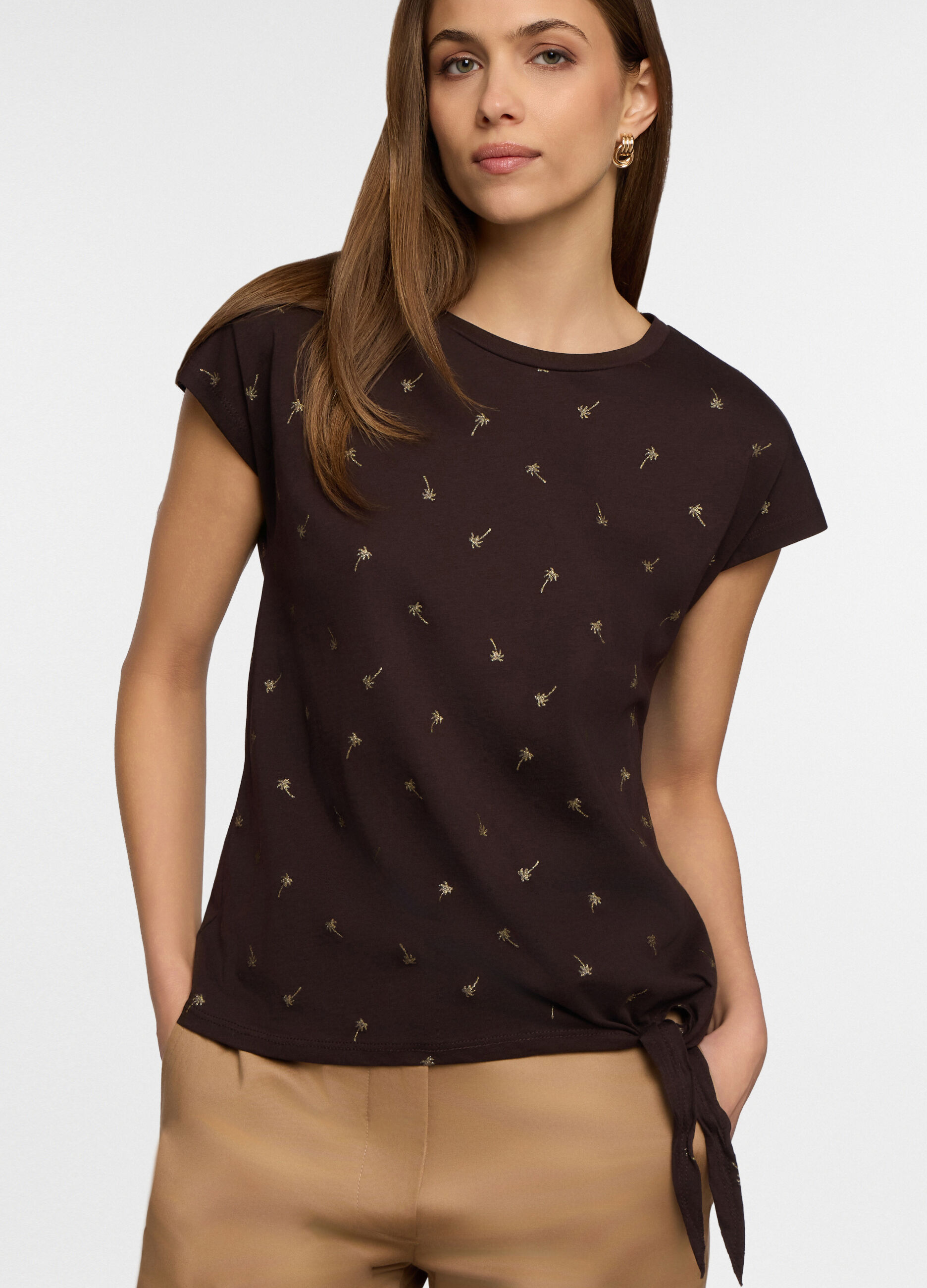 T-shirt girocollo donna_2