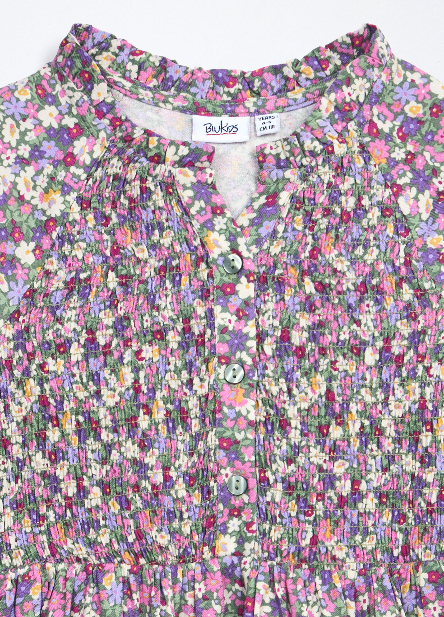 Vestito in twill di pura viscosa bambina_2