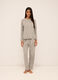 Top pigiama lungo in puro cotone donna_0