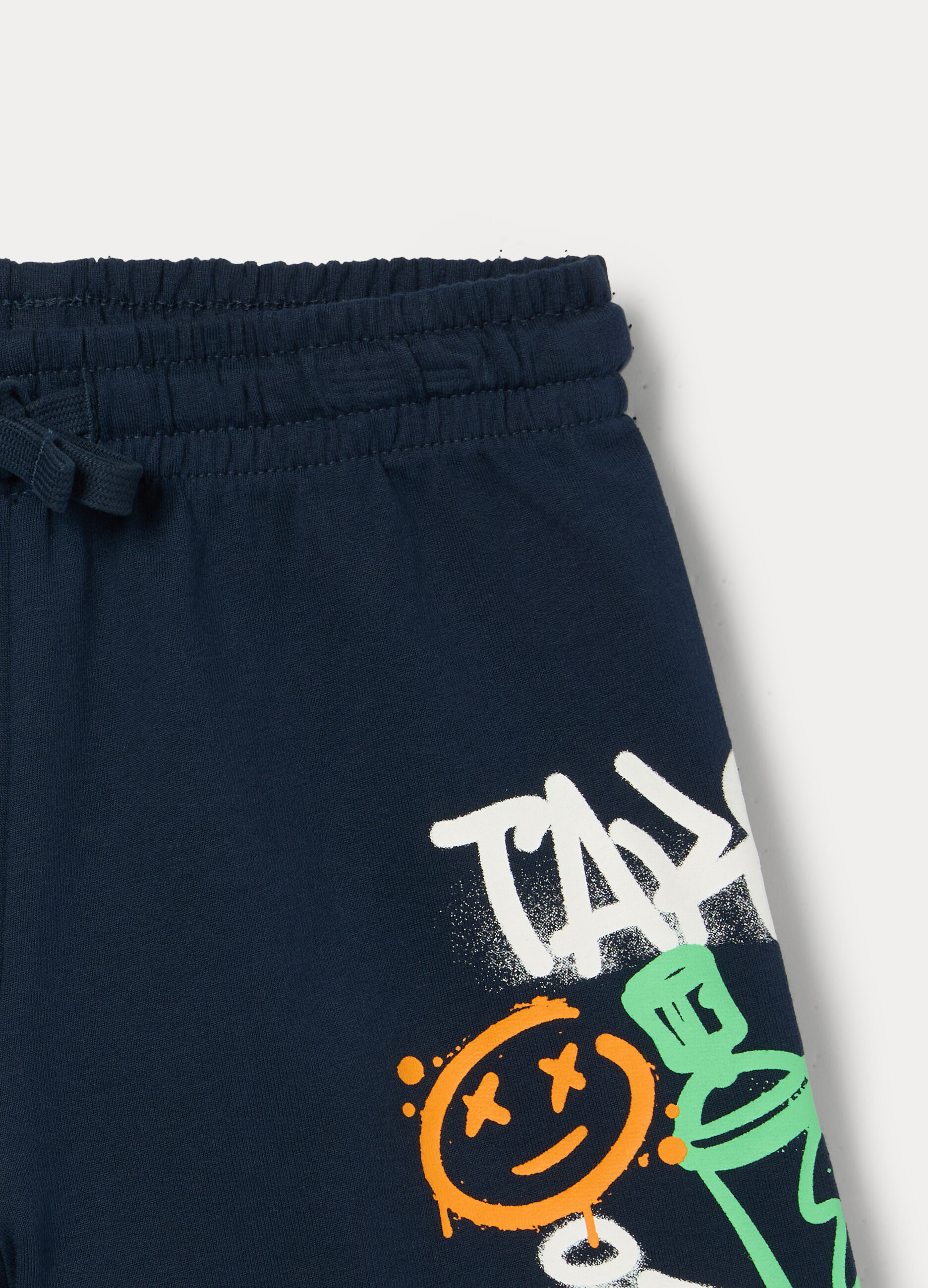 Shorts in french terry di puro cotone bambino_2