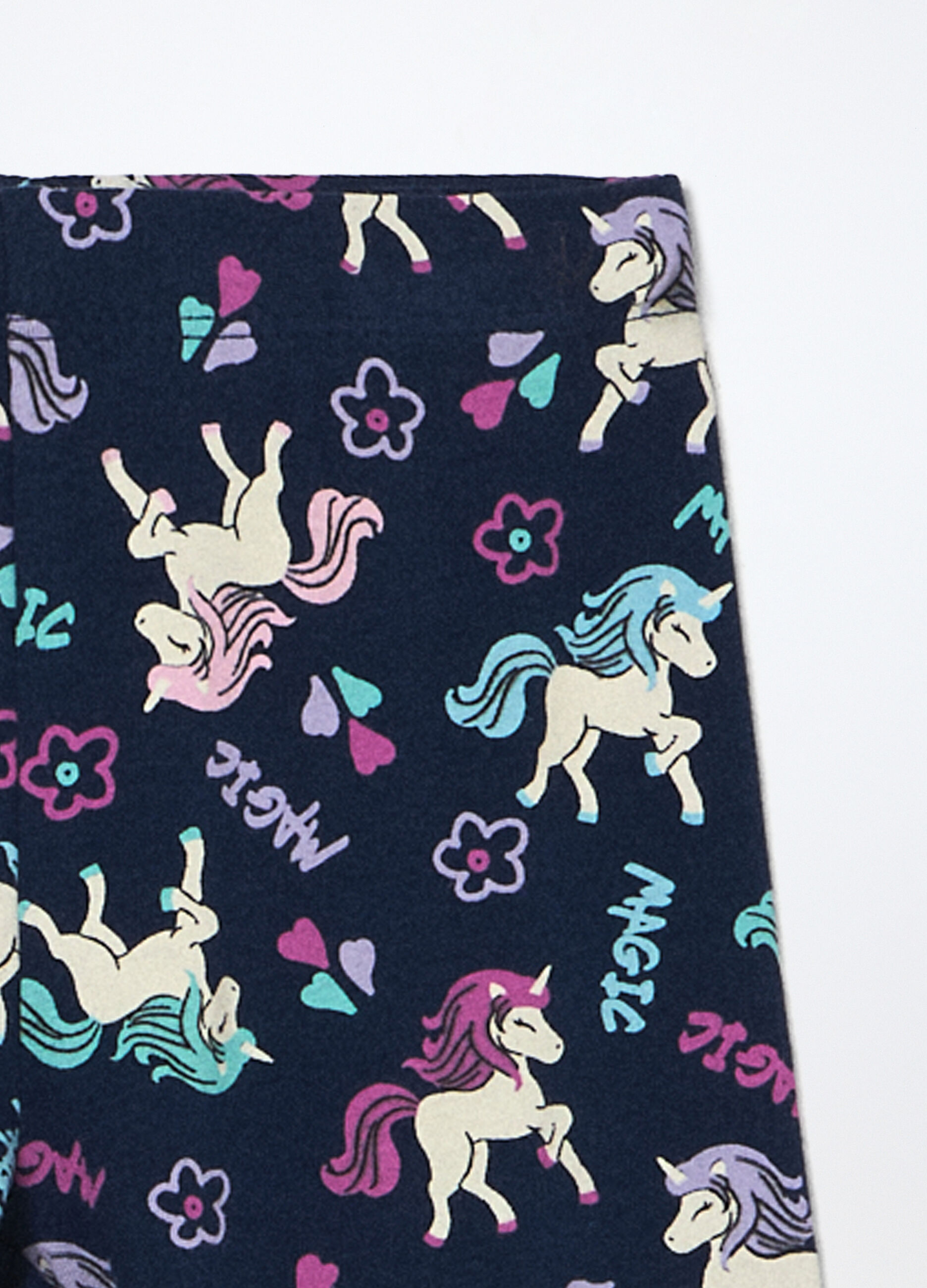 Pack 3 leggings in jersey di cotone stretch bambina_3