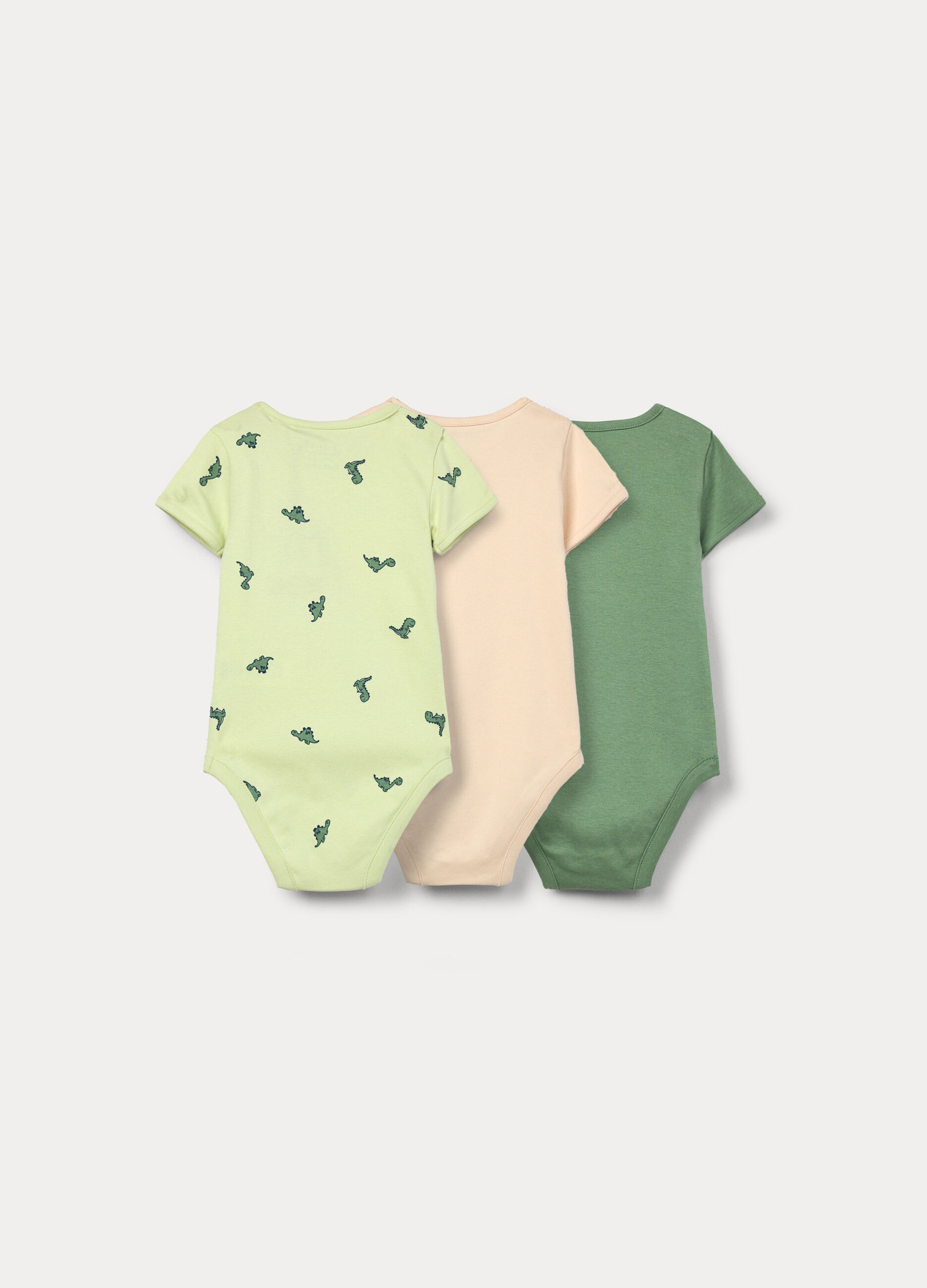 Pack 3 body in interlock di puro cotone _1