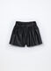 Shorts in eco pelle bambina_0
