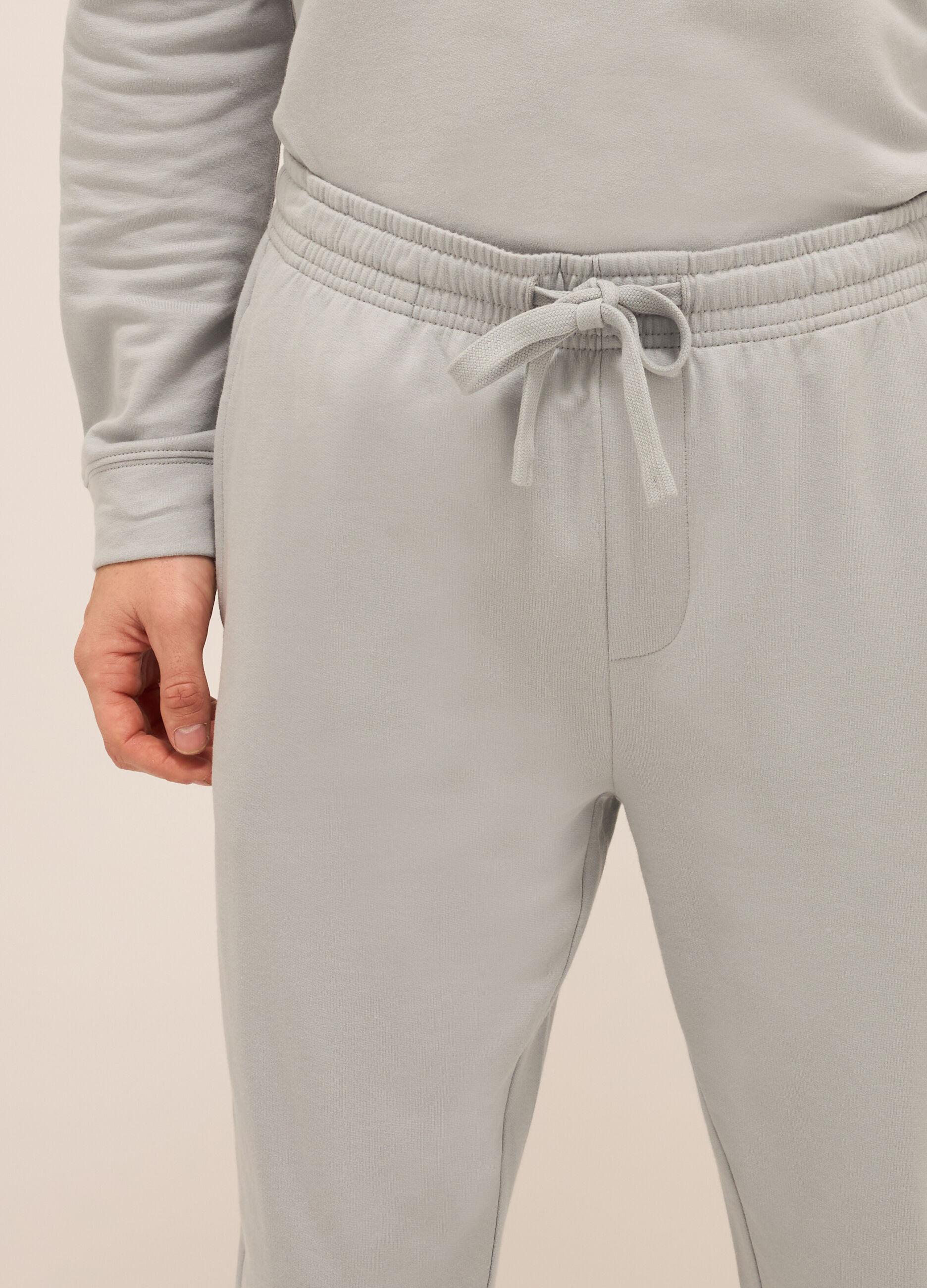 Jogger leisure in puro cotone uomo_2