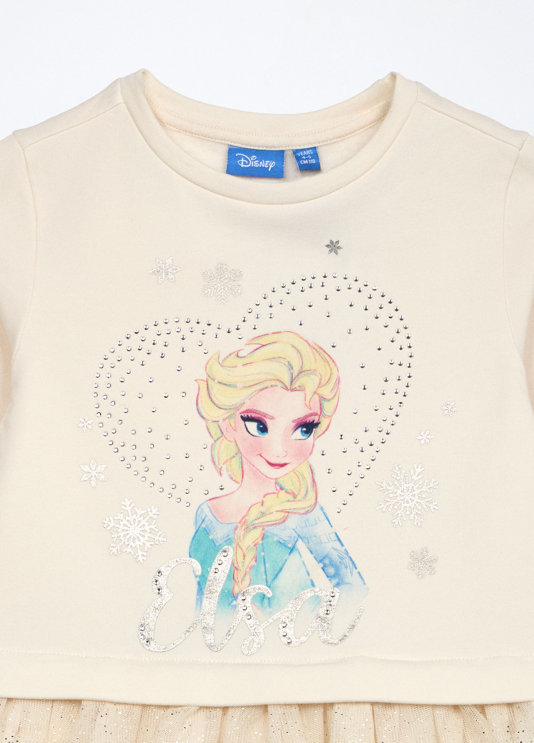 Abito in cotone fleece stretch bambina_2