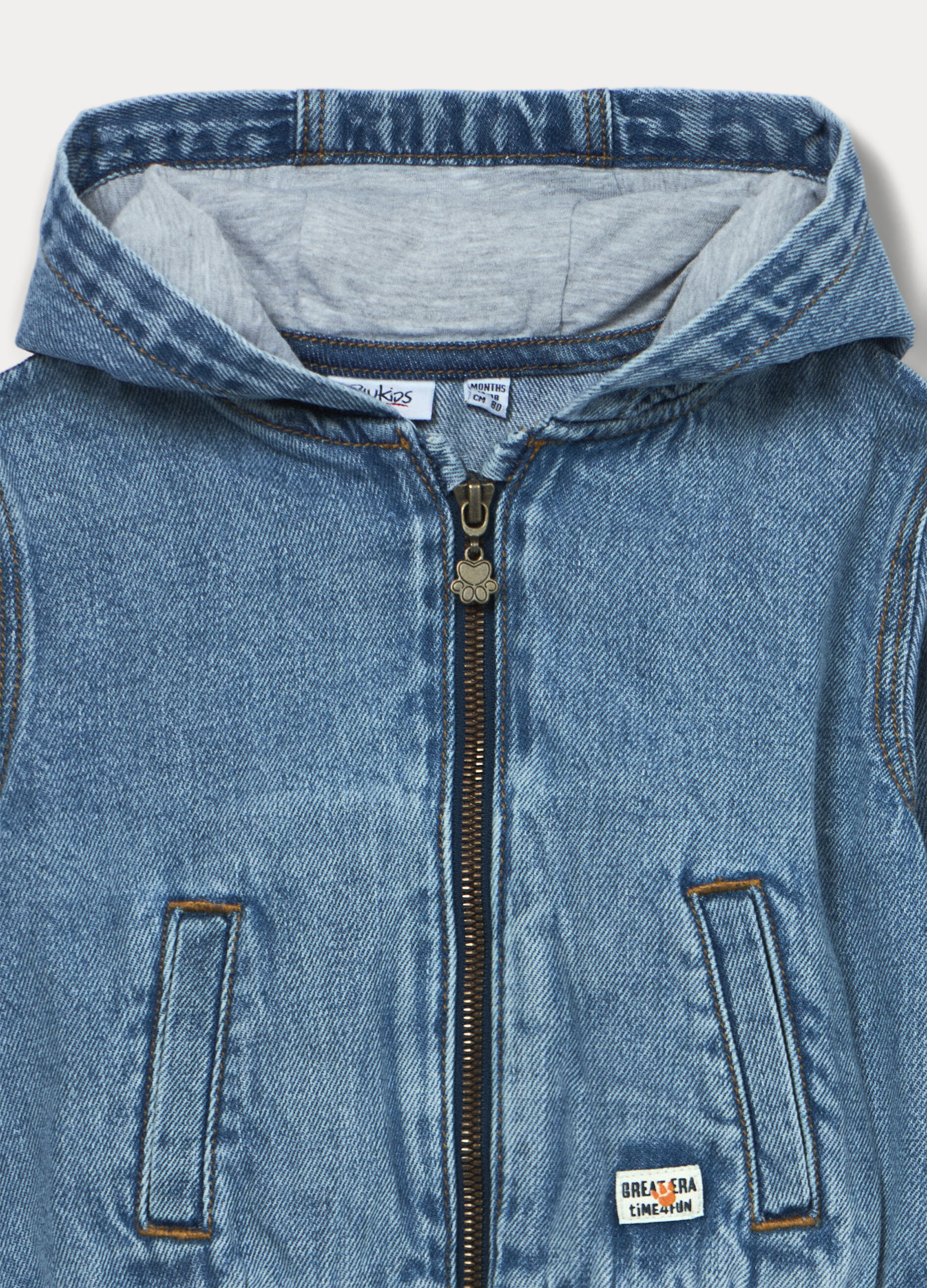 Giacca in denim misto cotone bimbo_2