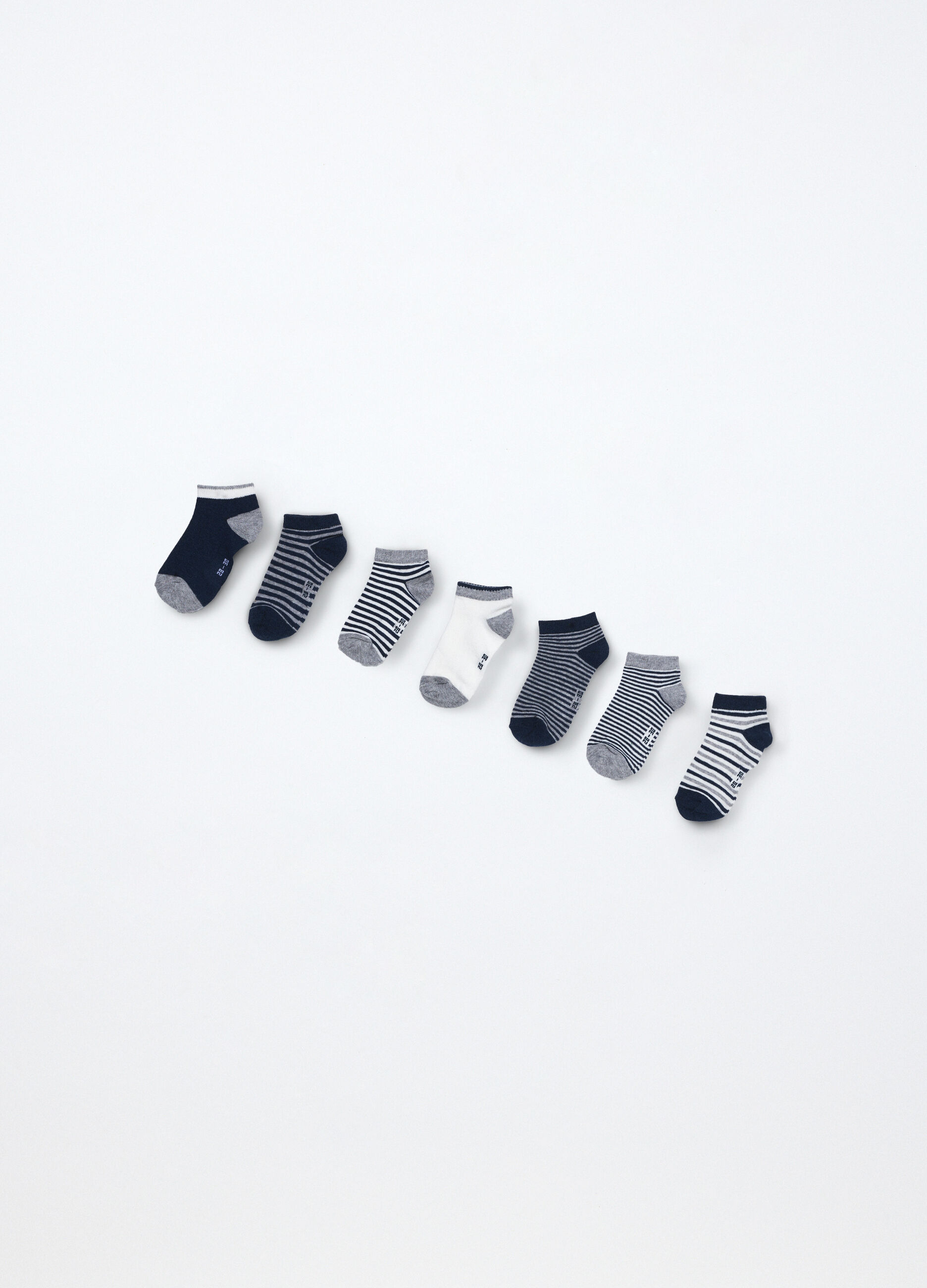 Pack 7 calze corte misto cotone bambino_1