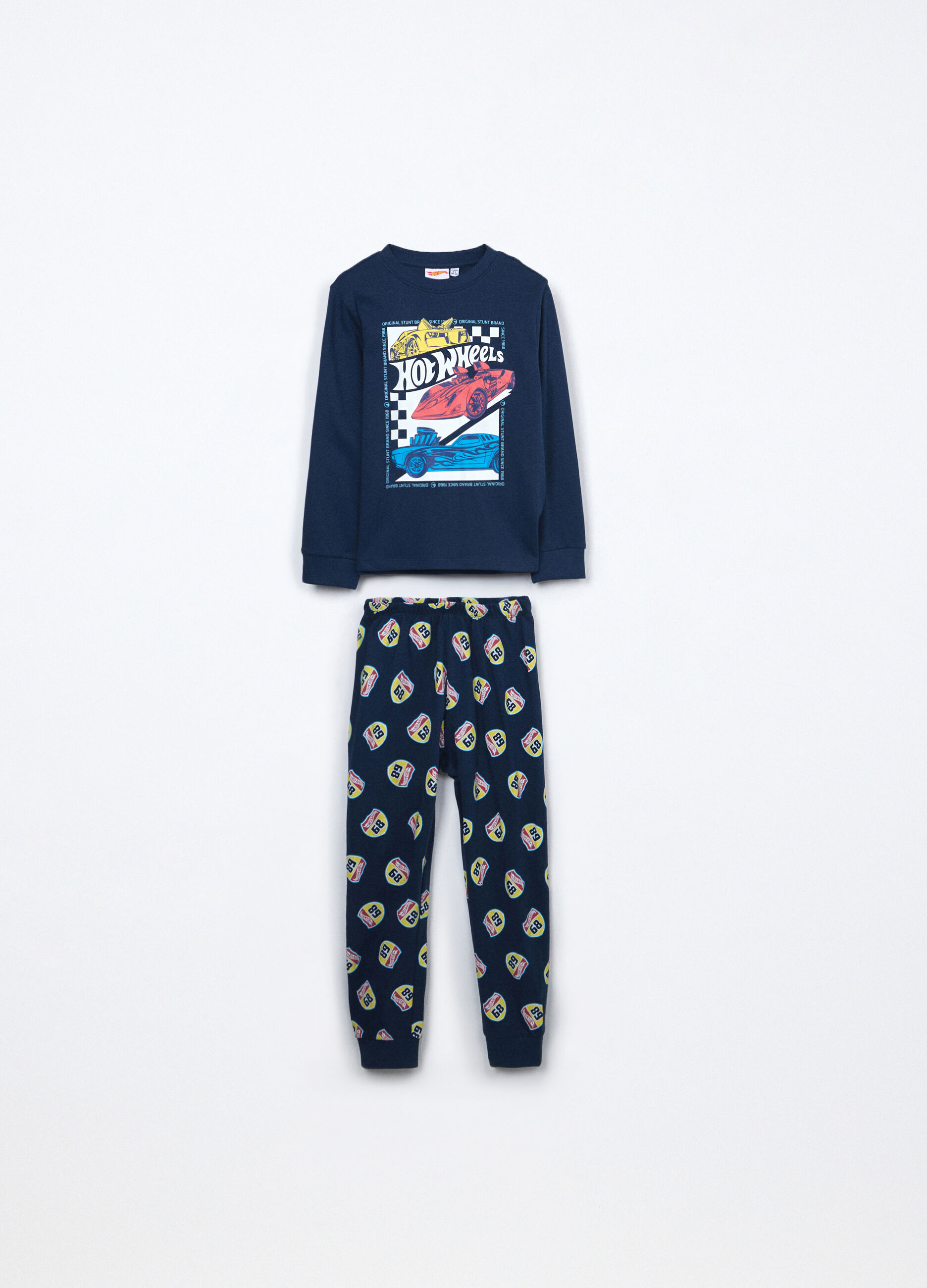 Set pigiama lungo in interlock di puro cotone bambino_0