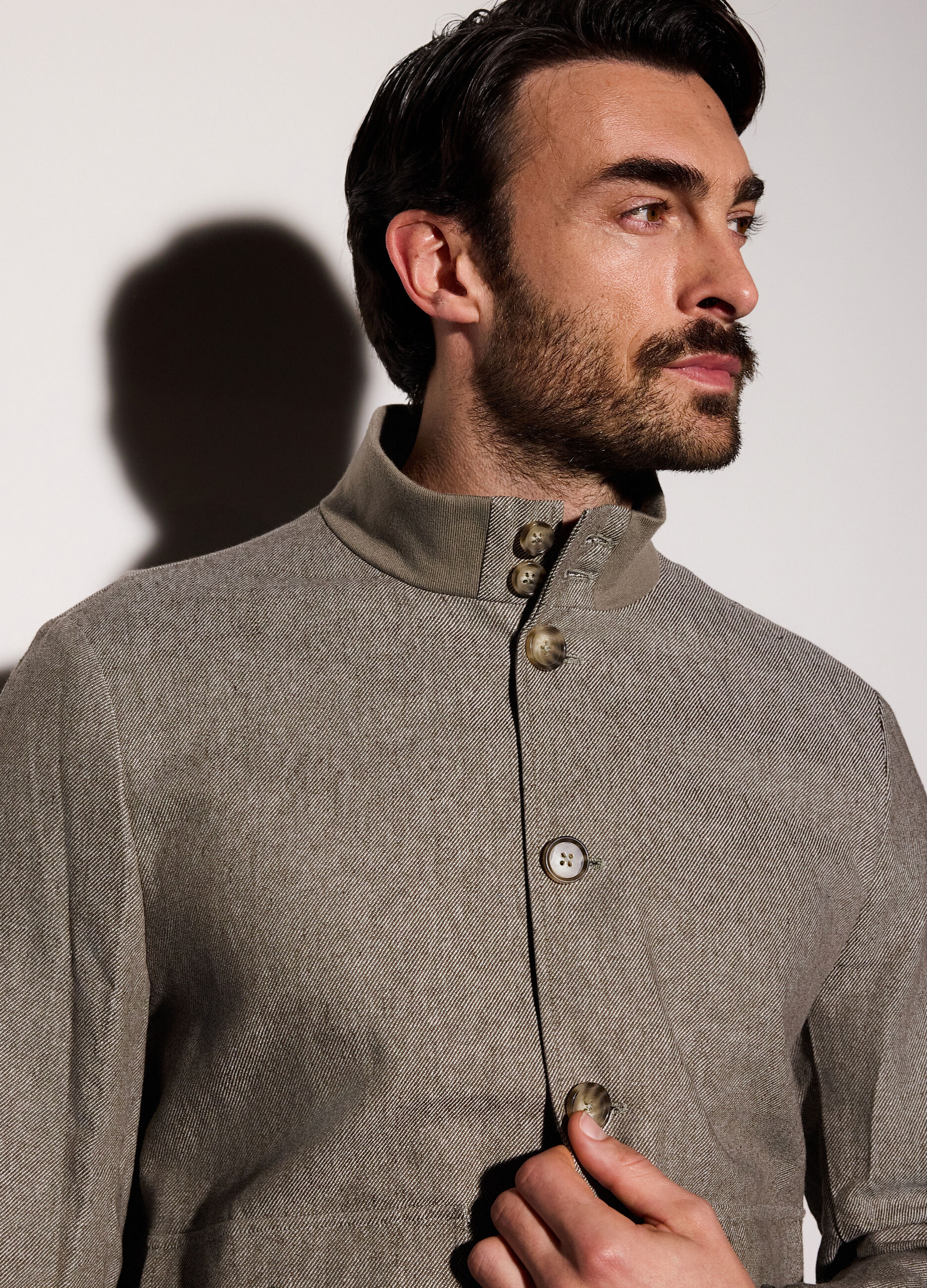 Bomber in lino e cotone uomo_2