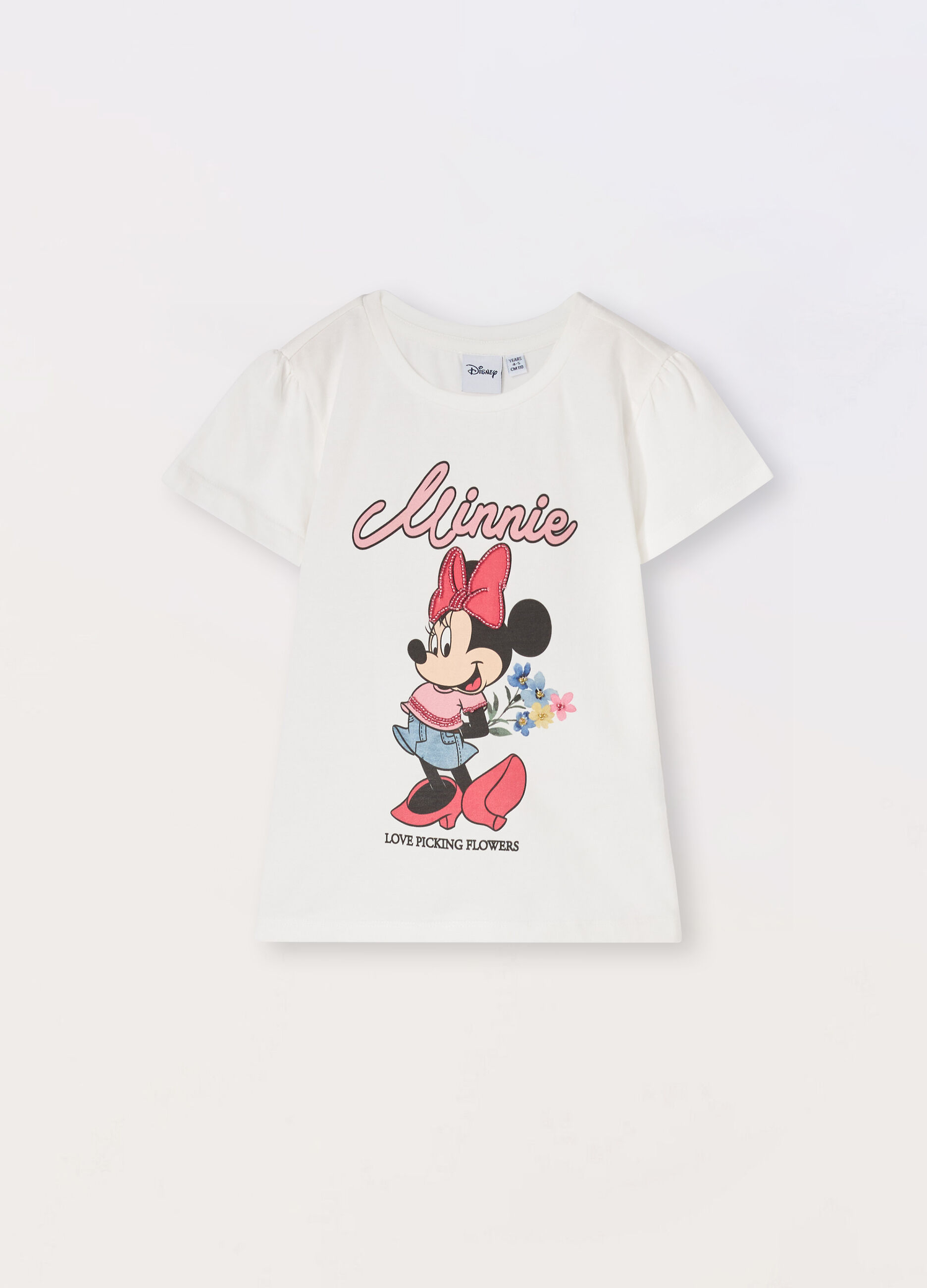 T-shirt in jersey di cotone stretch bambina_0
