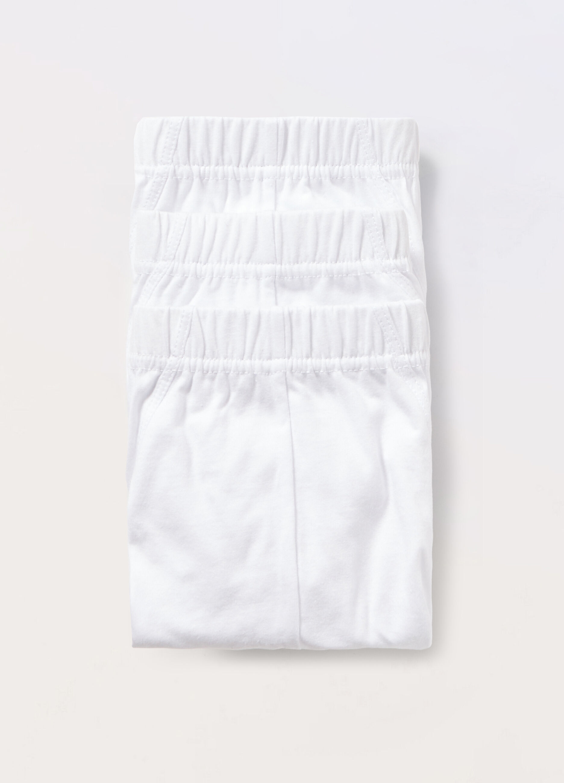 3 pack slip in jersey di puro cotone tinta unita uomo