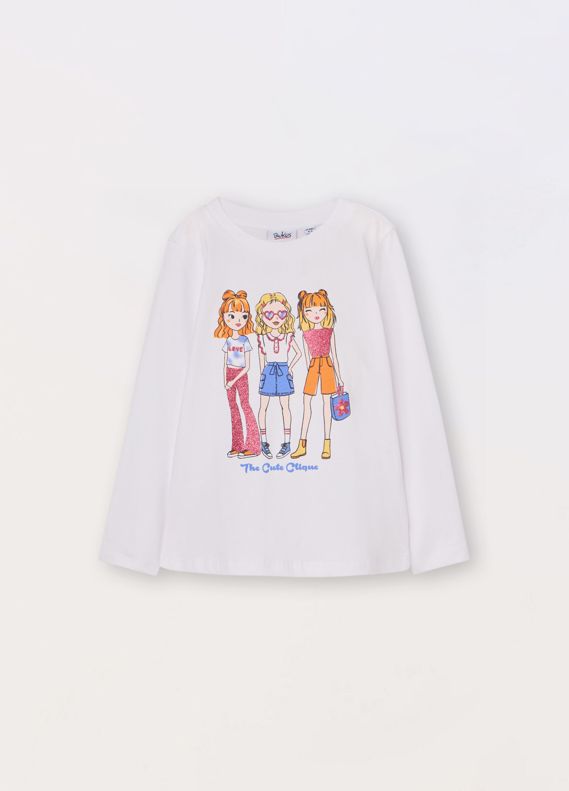 T-shirt in puro cotone bambina_0