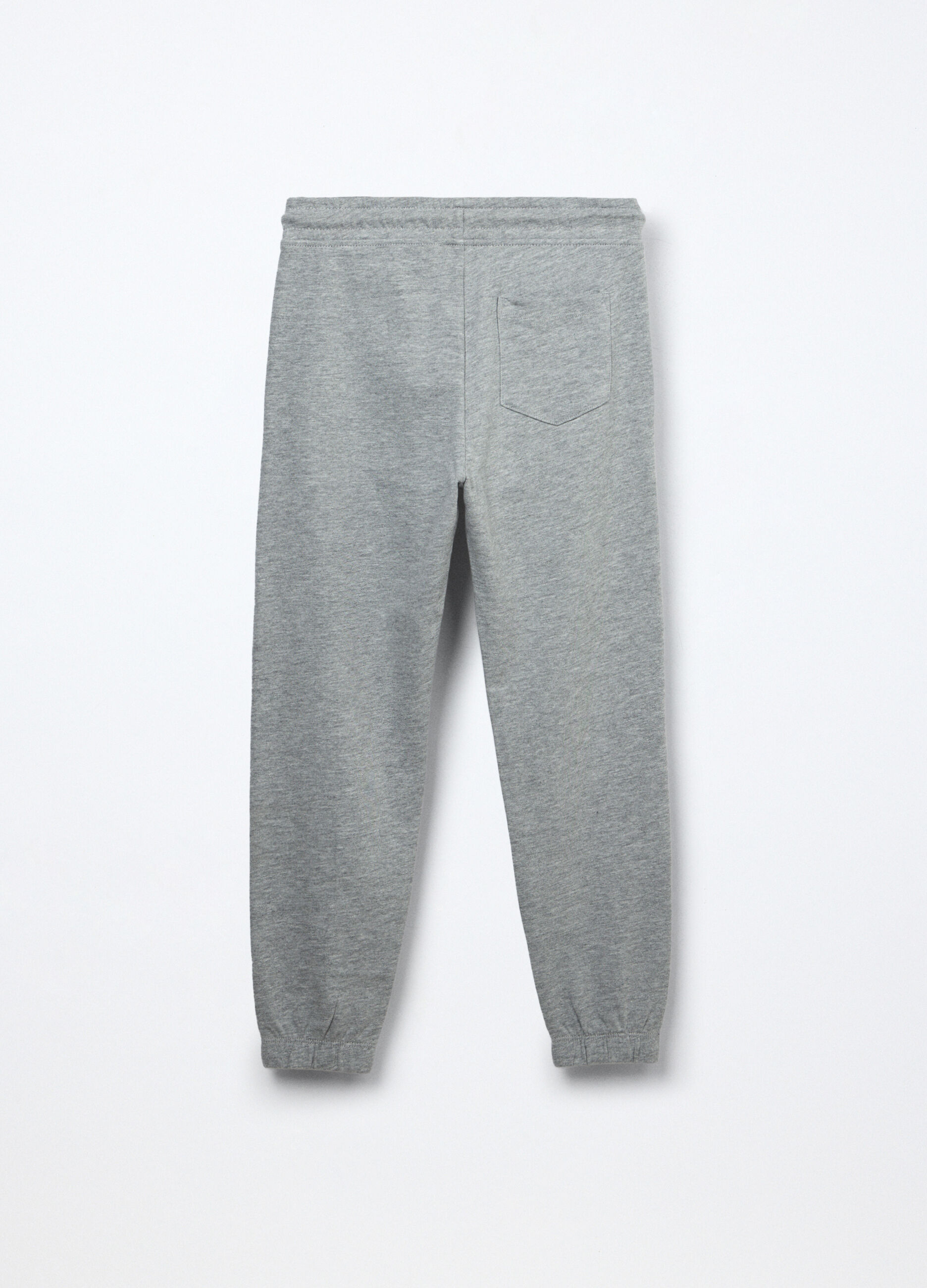 Joggers in french terry di puro cotone bambino_1