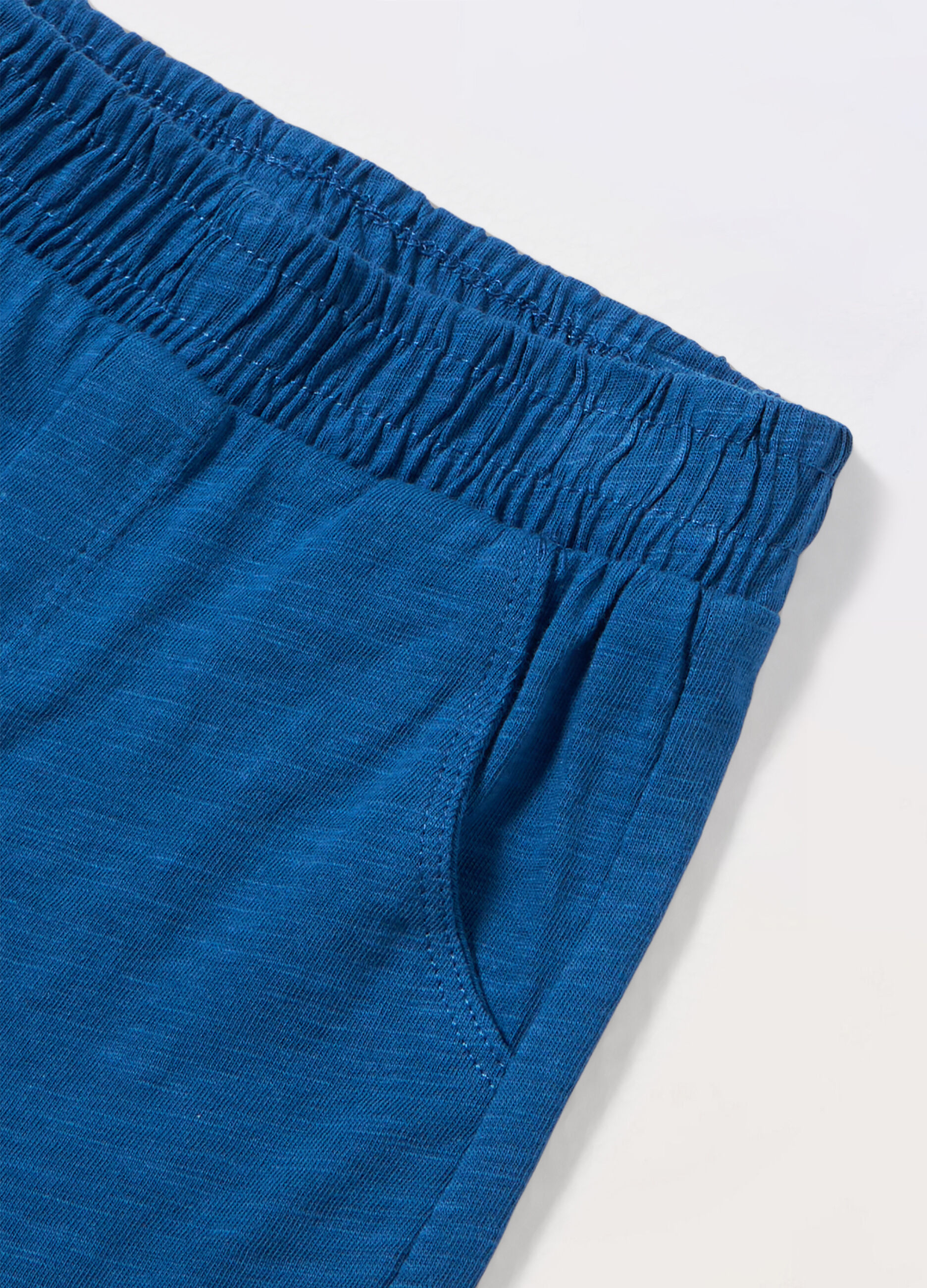 Jogger in jersey di puro cotone neonato_1