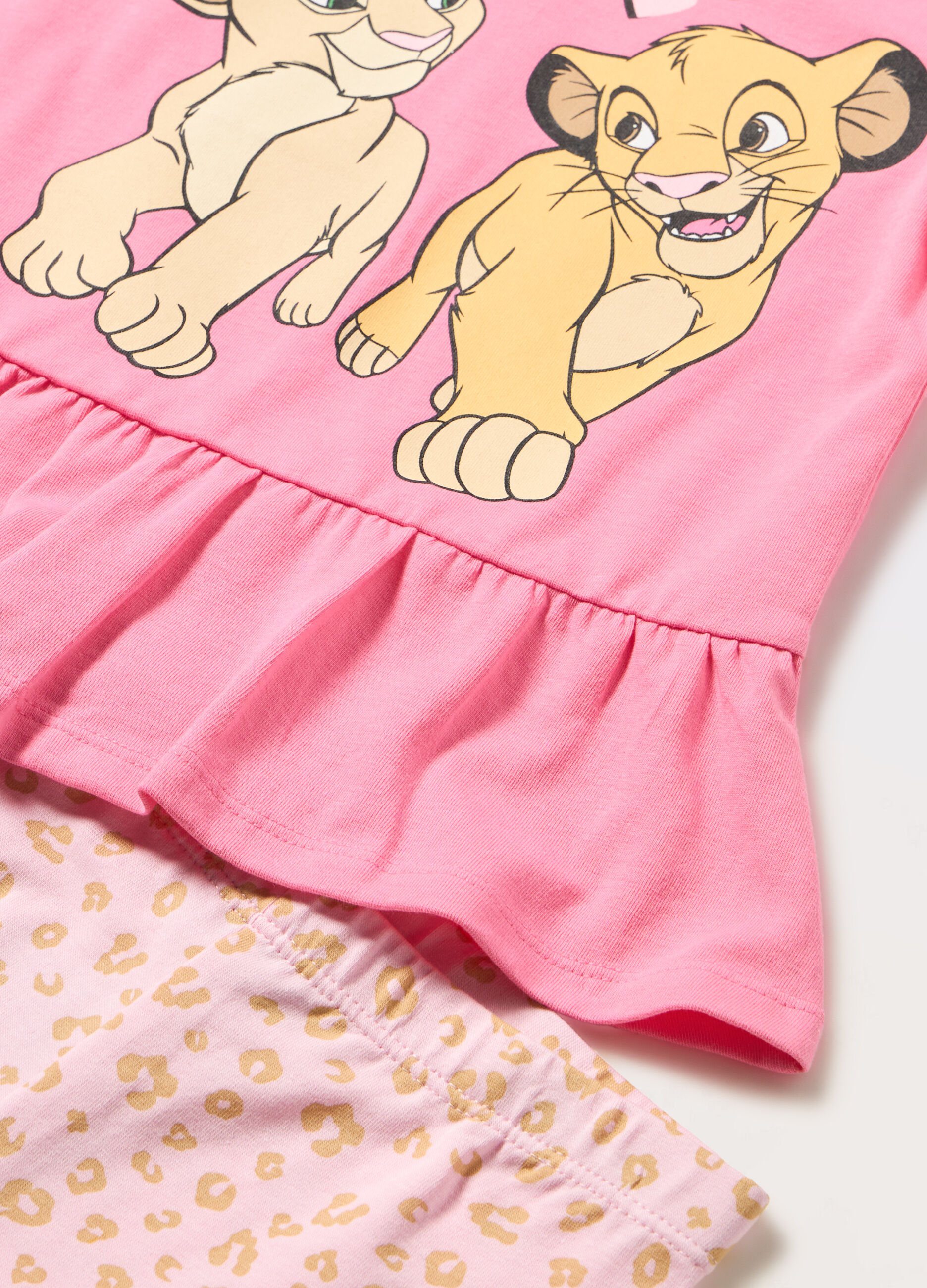 Jogging set in jersey di cotone stretch neonata_1