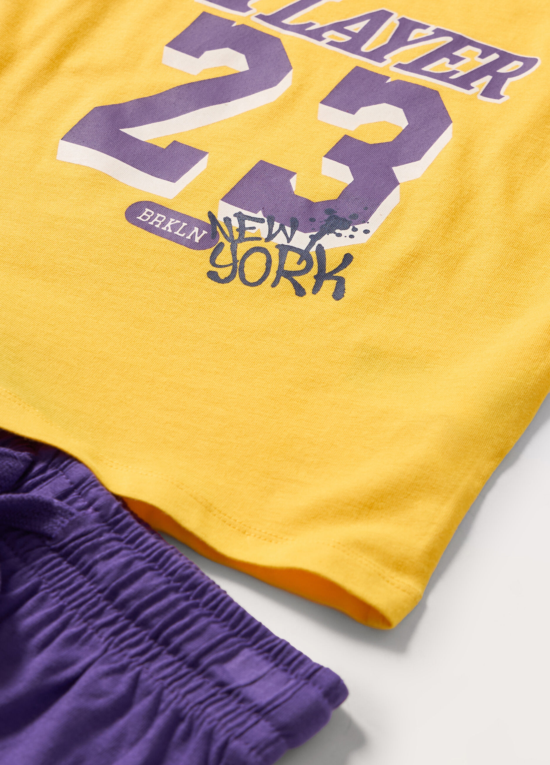 Jogging set in jersey di puro cotone bambino_1
