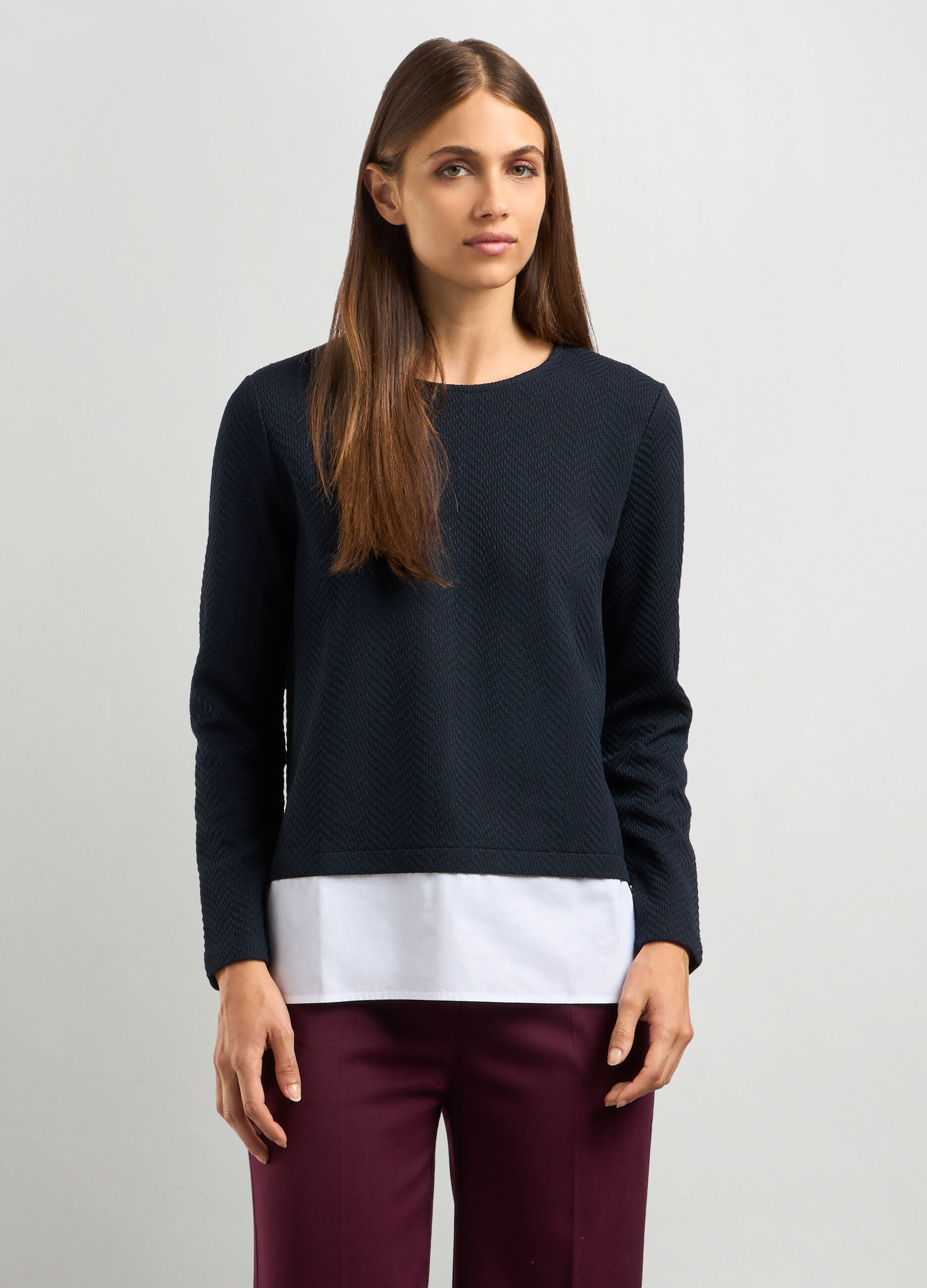 T-shirt jacquard donna _0
