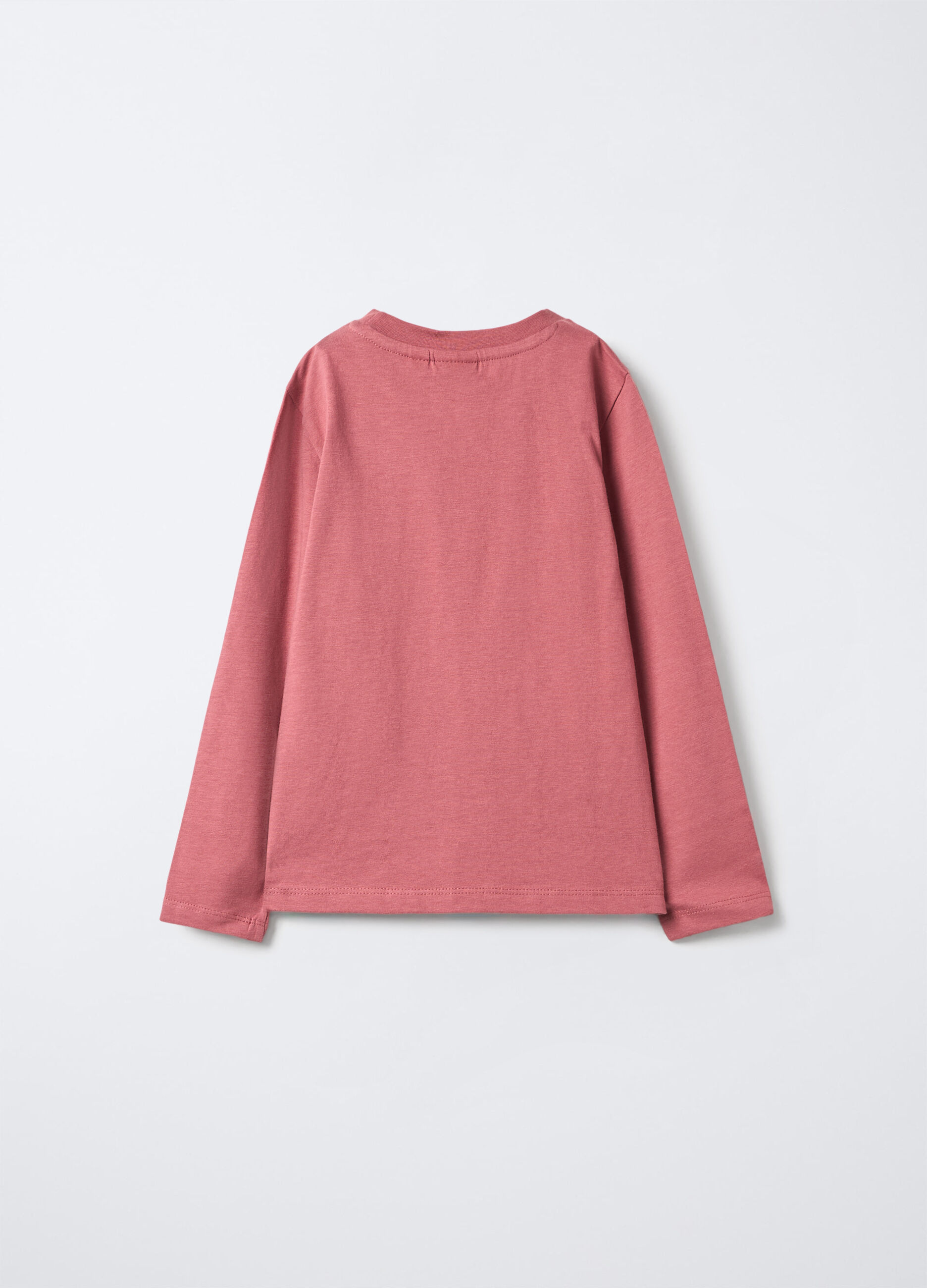 T-shirt in jersey di puro cotone bambina_1